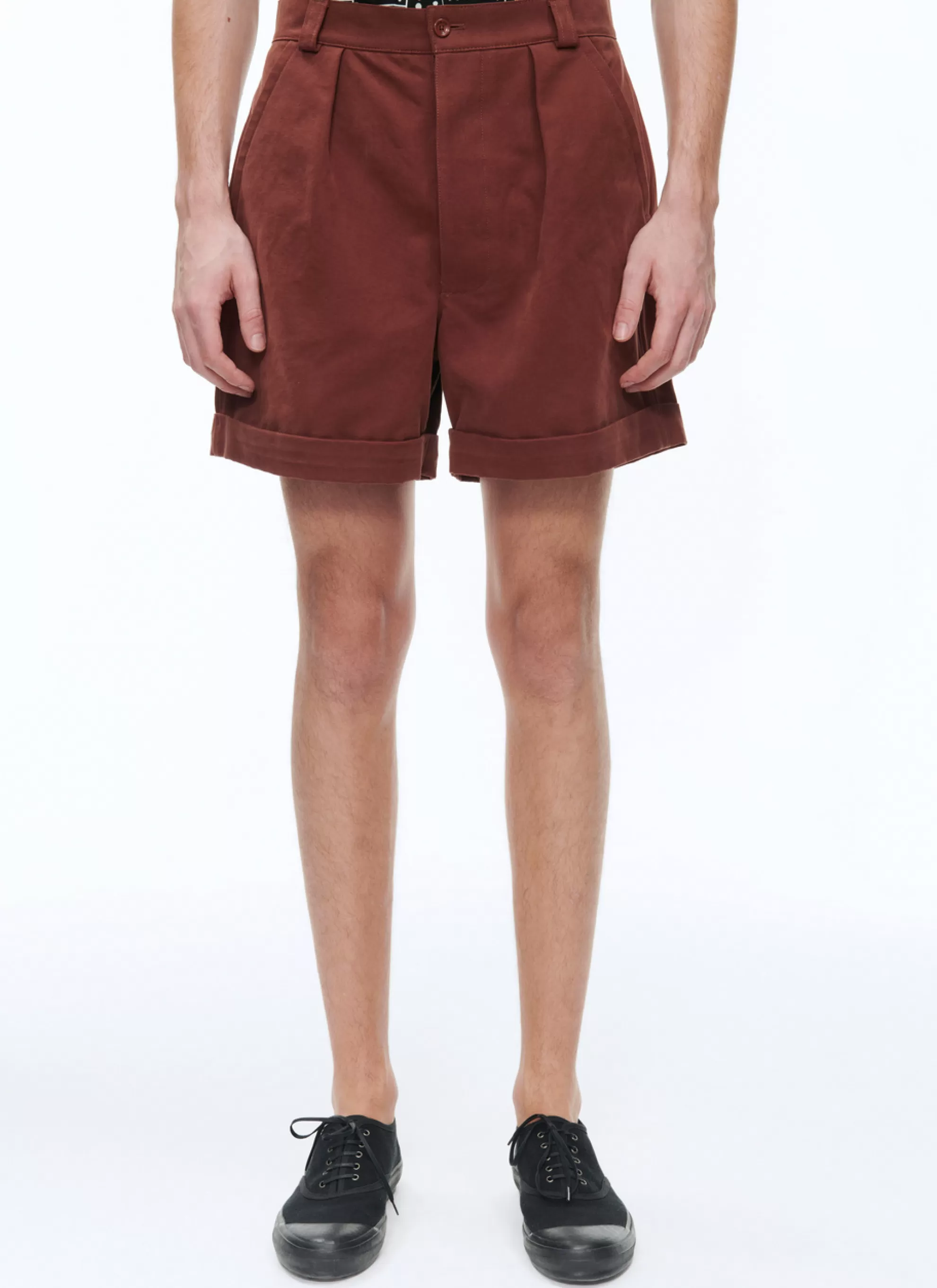 Best Sale Bermuda En Toile De Coton Homme Pantalons