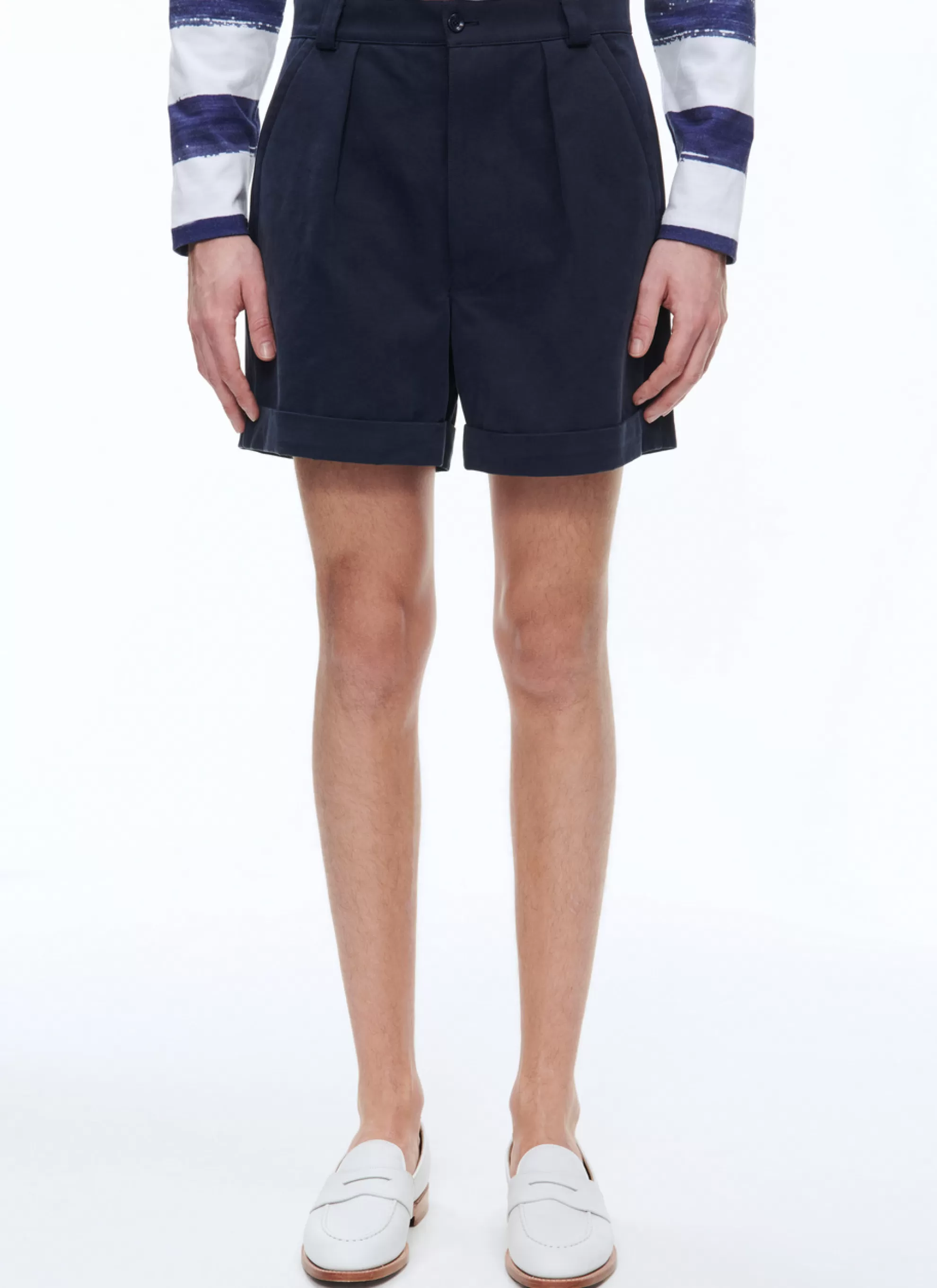 Hot Bermuda En Toile De Coton Homme Pantalons