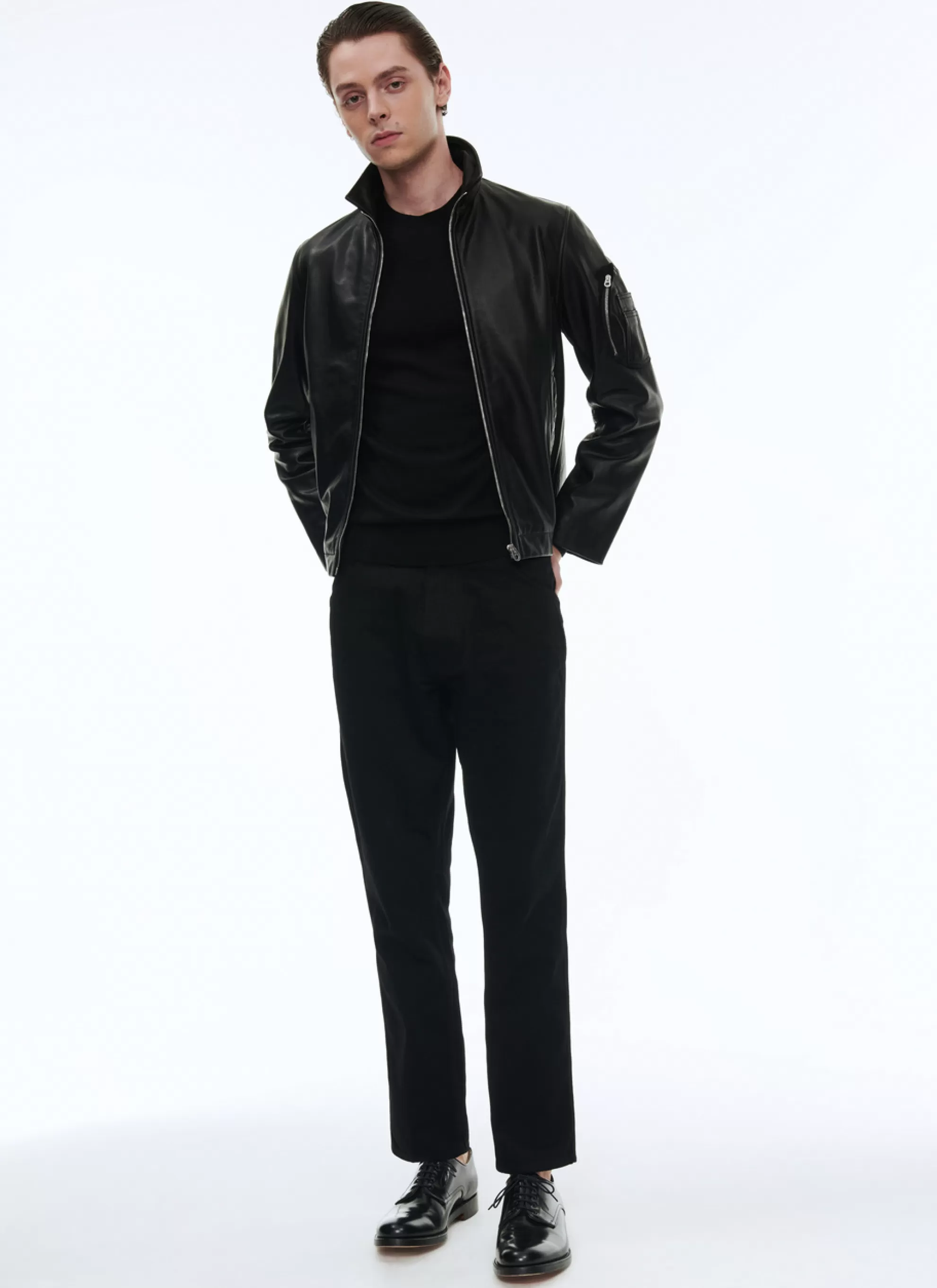 Discount Blouson Aviateur En Cuir Homme Blousons