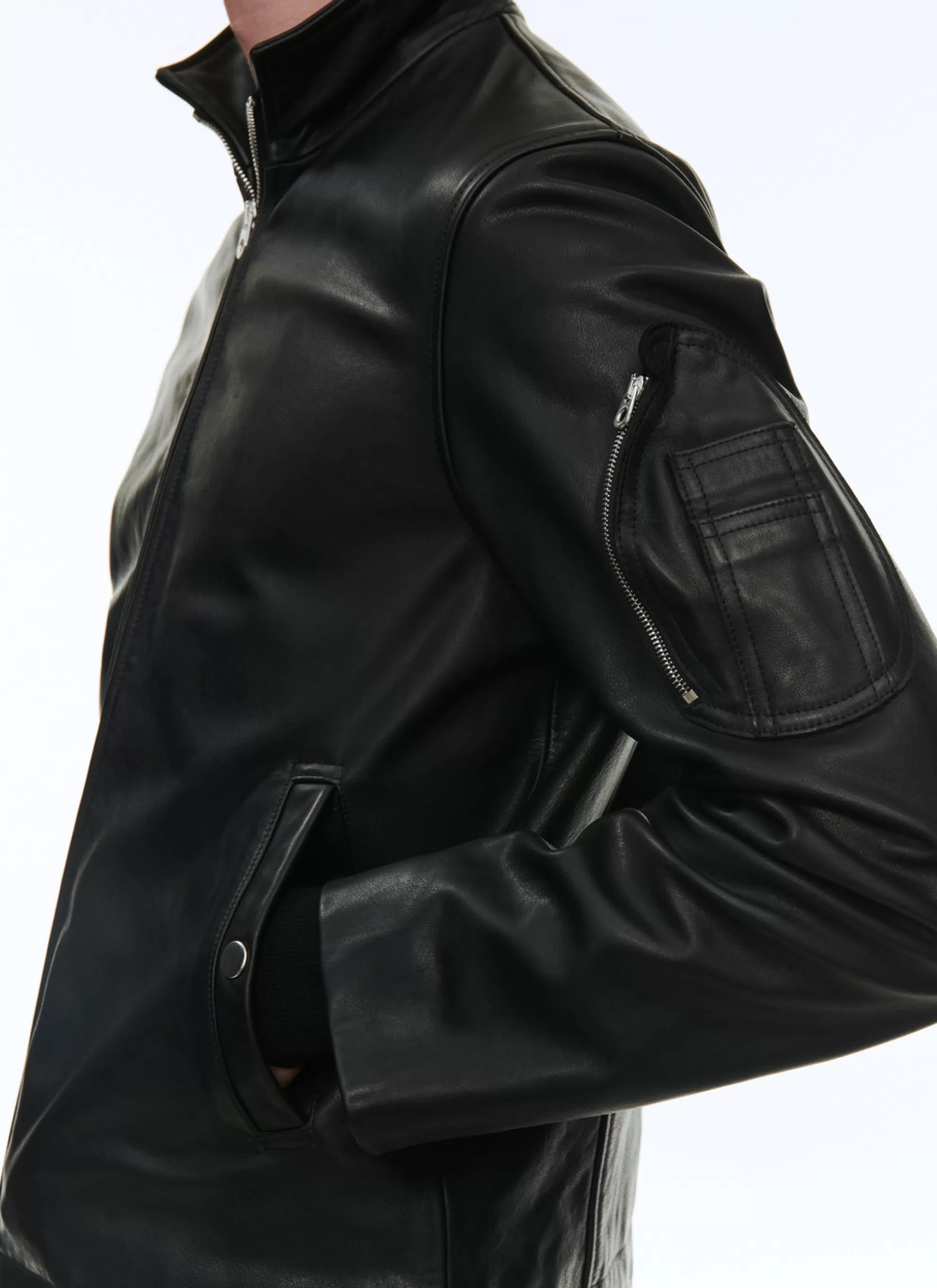 Discount Blouson Aviateur En Cuir Homme Blousons