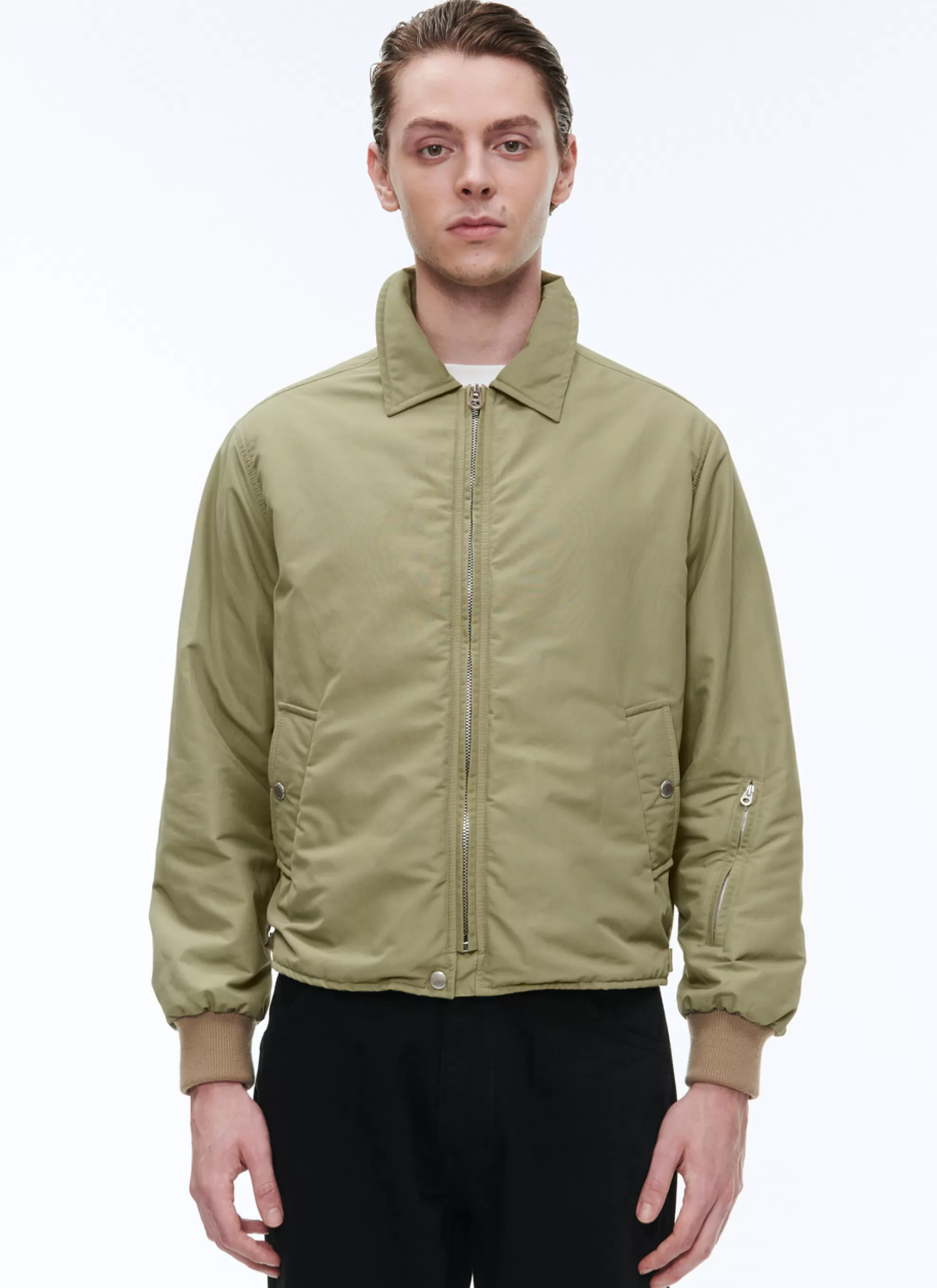 Shop Blouson En Tissu Ottoman Homme Blousons