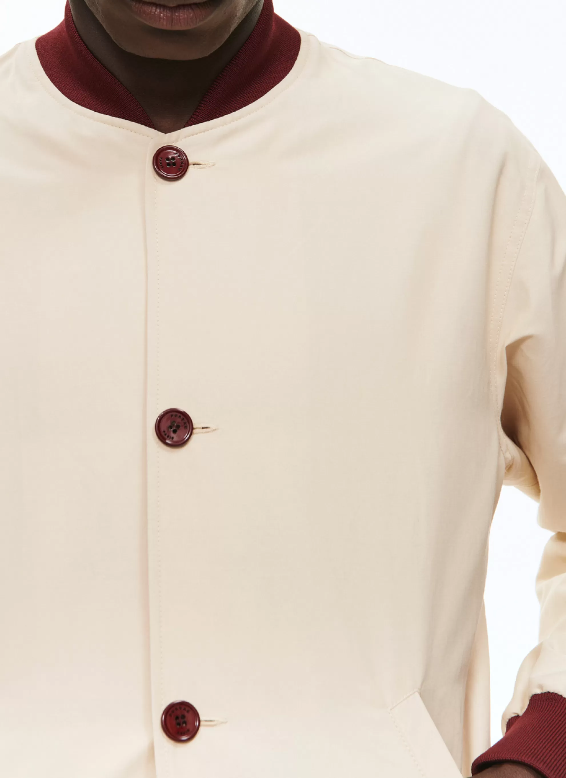 Outlet Blouson En Tissu Ottoman Homme Blousons