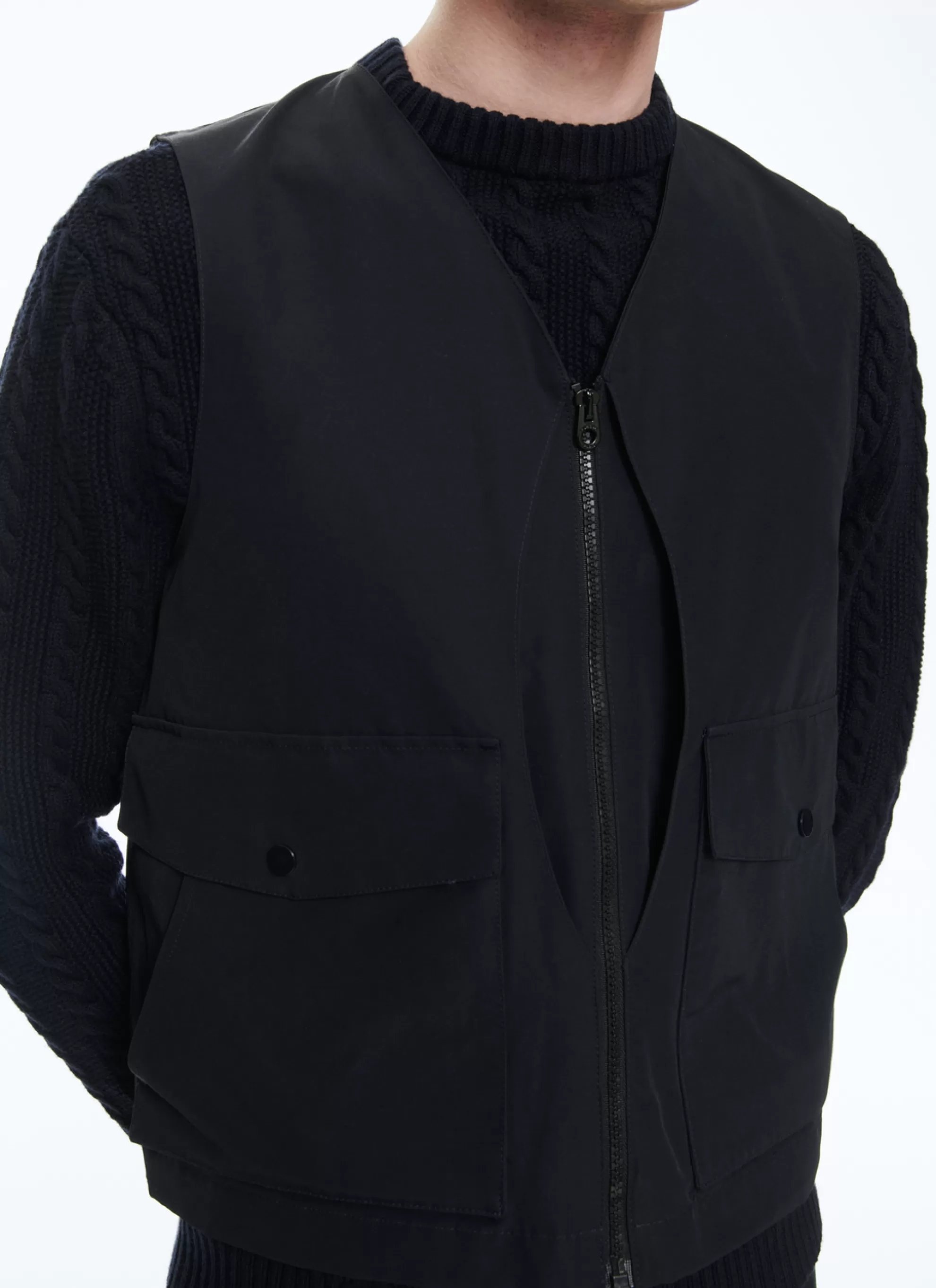 Best Blouson Sans Manches En Tissu Ottoman Homme Blousons