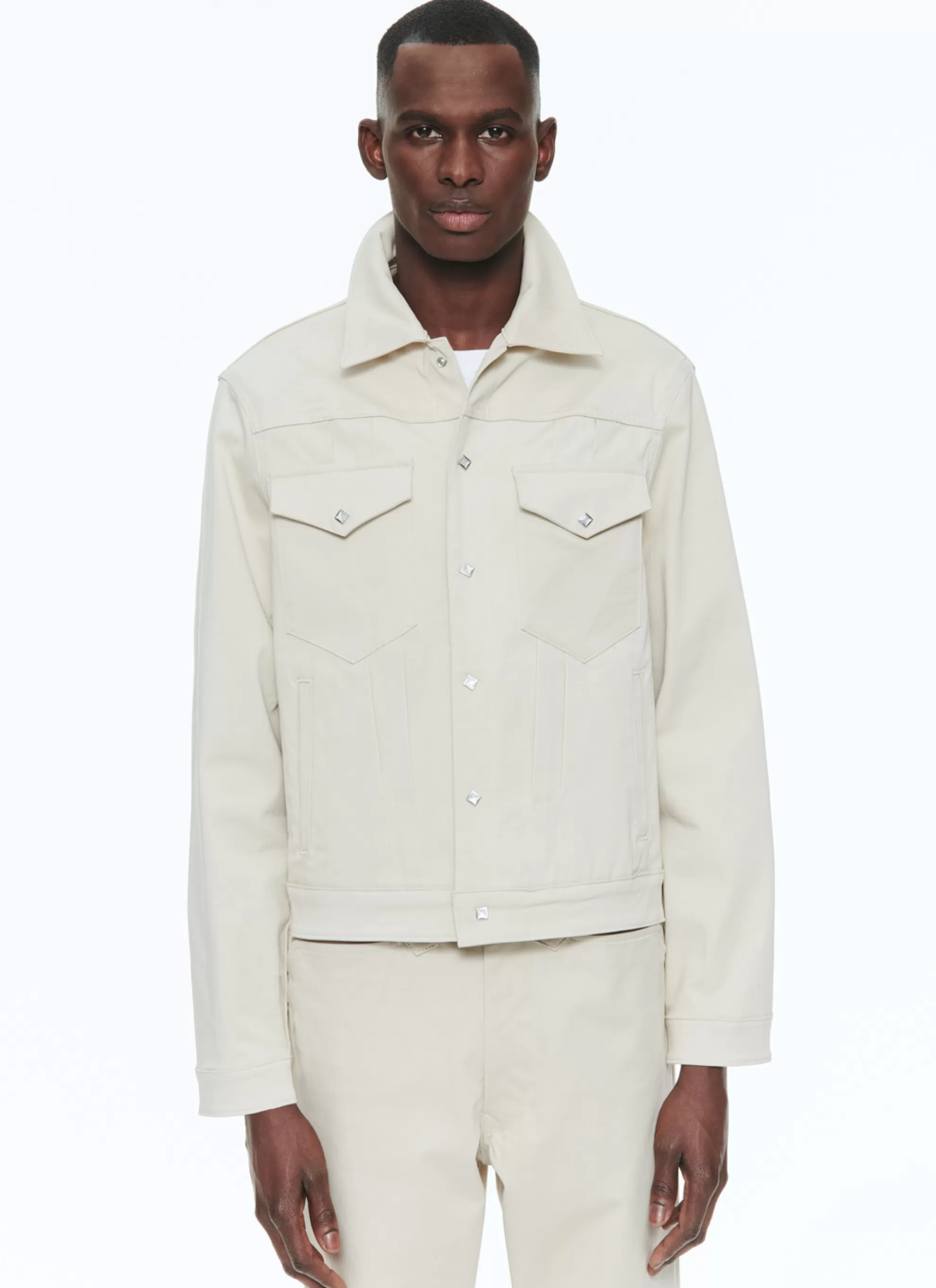 Clearance Blouson Western En Satin De Coton Homme Blousons