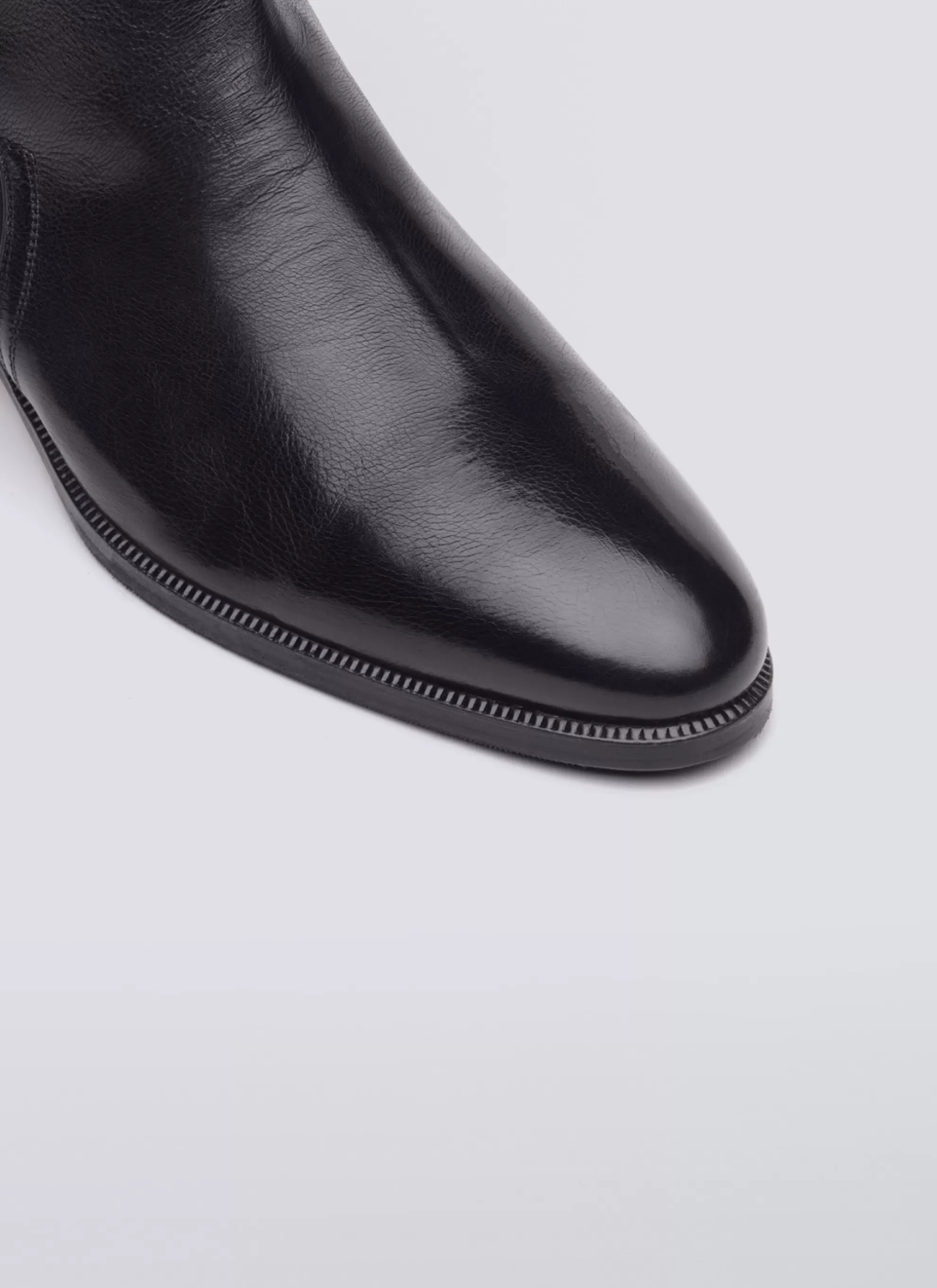 Discount Bottines Jodhpur En Cuir De Vachette Homme Chaussures