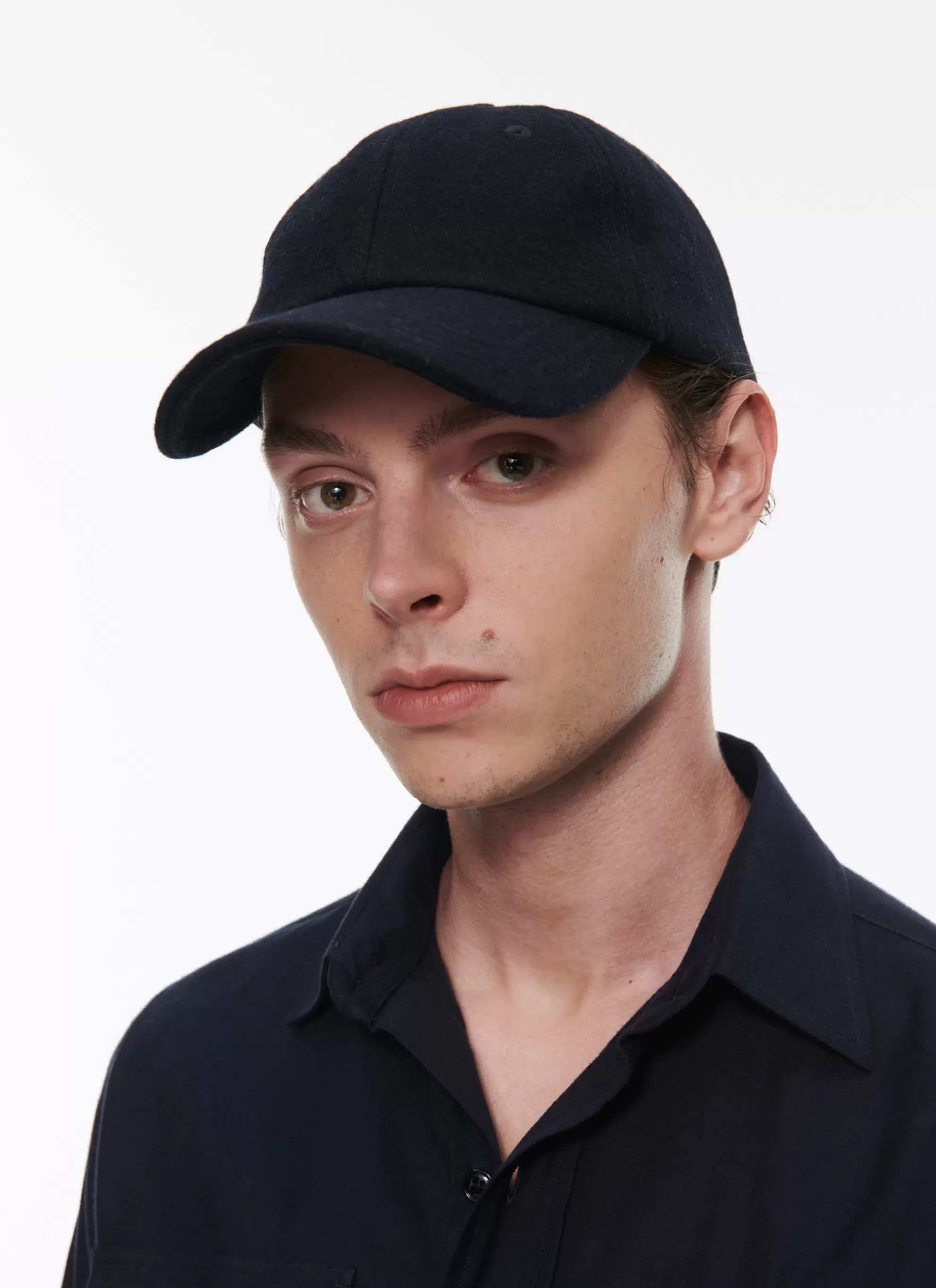 Shop Casquette En Laine Melangee Homme Chapeaux