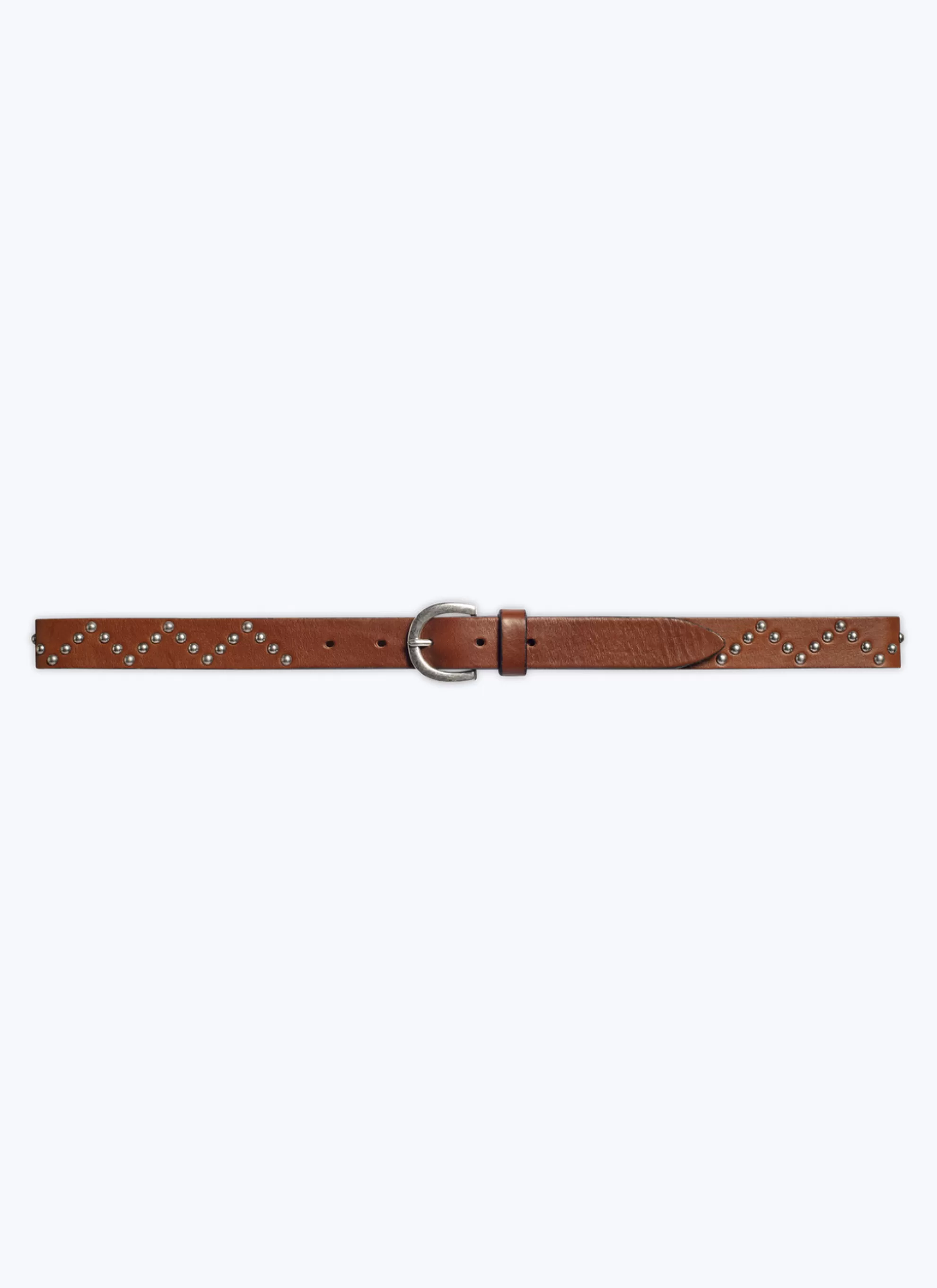 Sale Ceinture A Clous En Cuir De Vachette Homme Ceintures