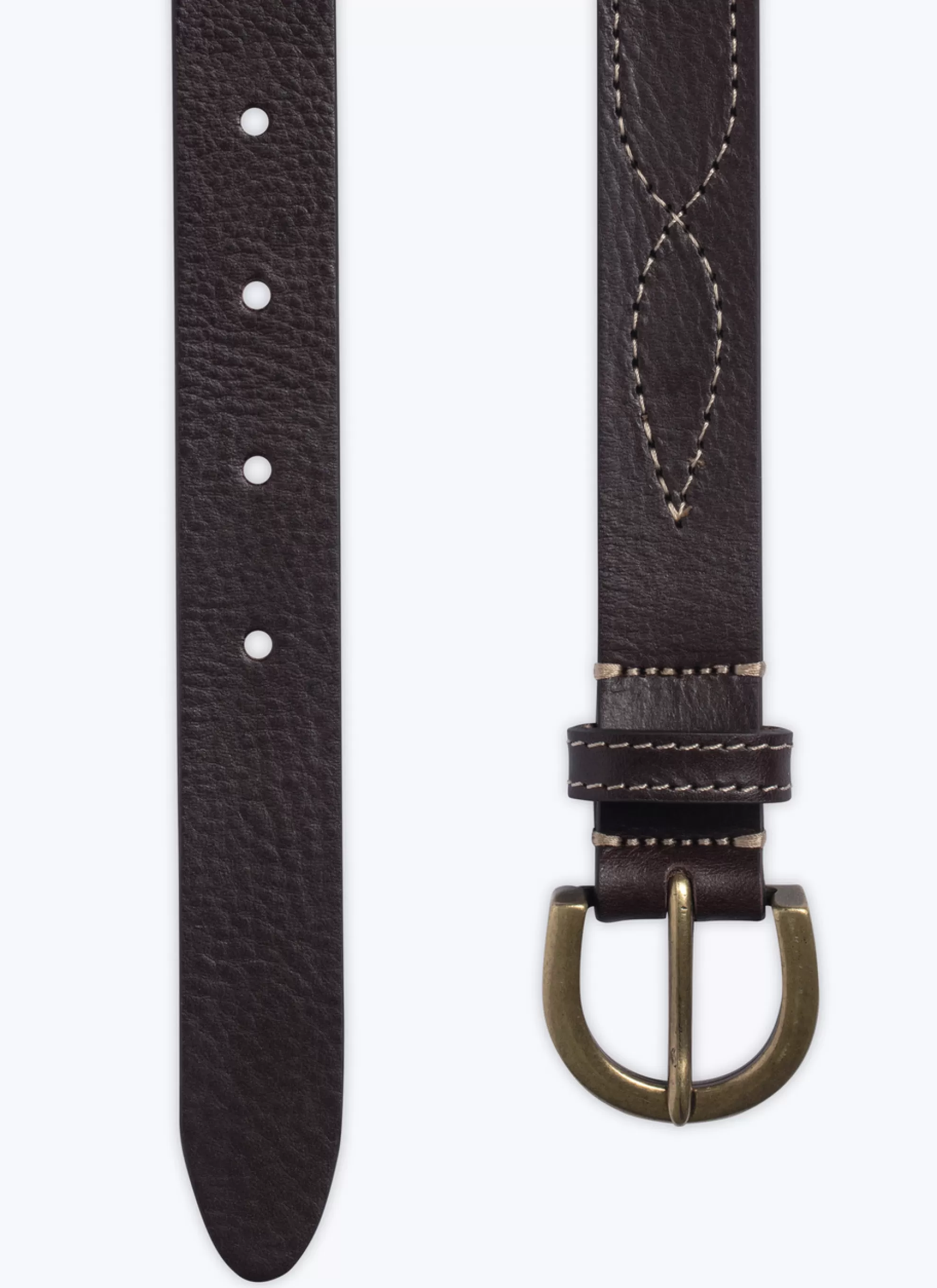 Outlet Ceinture En Cuir Graine Homme Ceintures