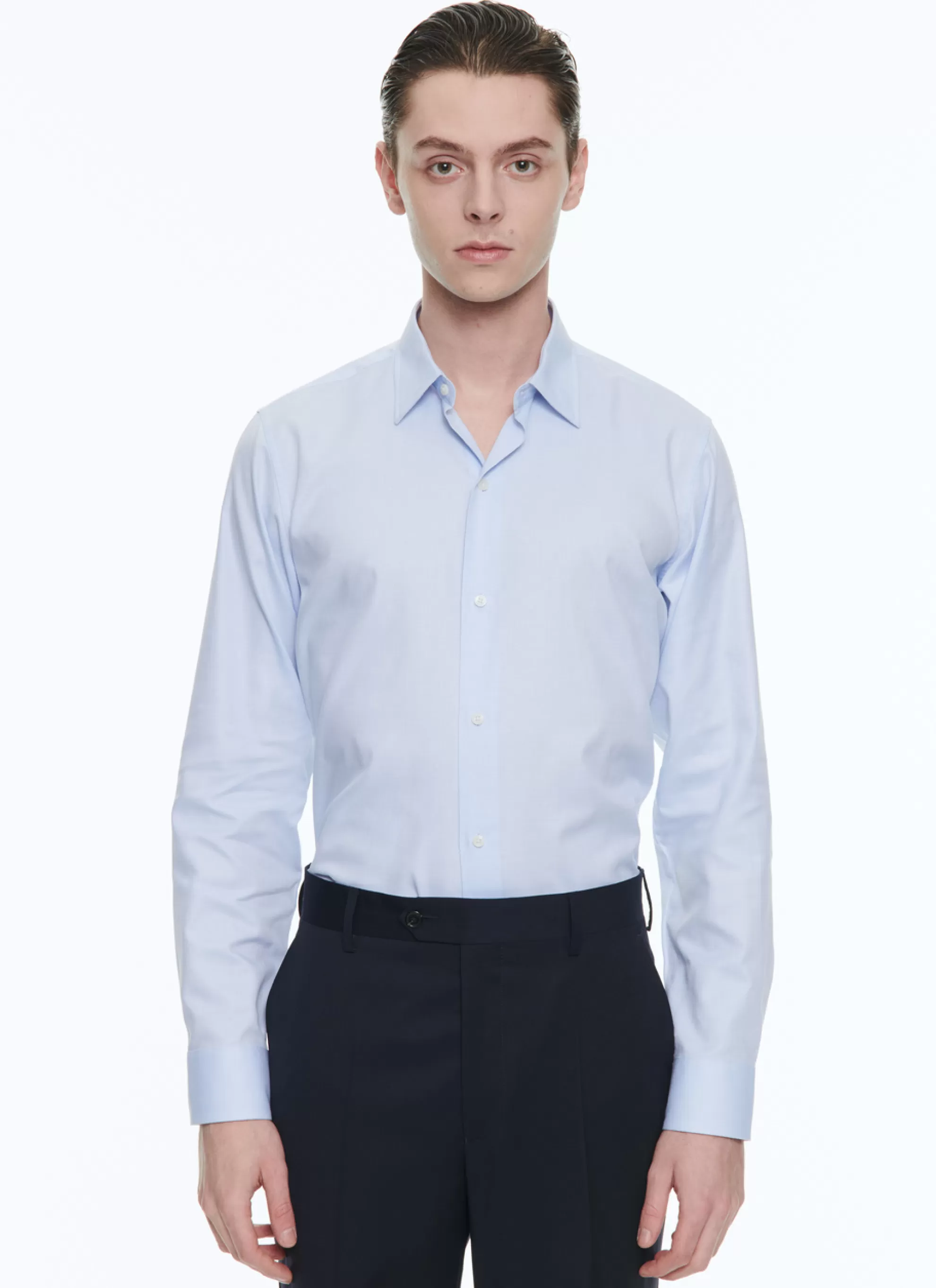 Clearance Chemise En Micro Armure De Coton Biologique Homme Chemises