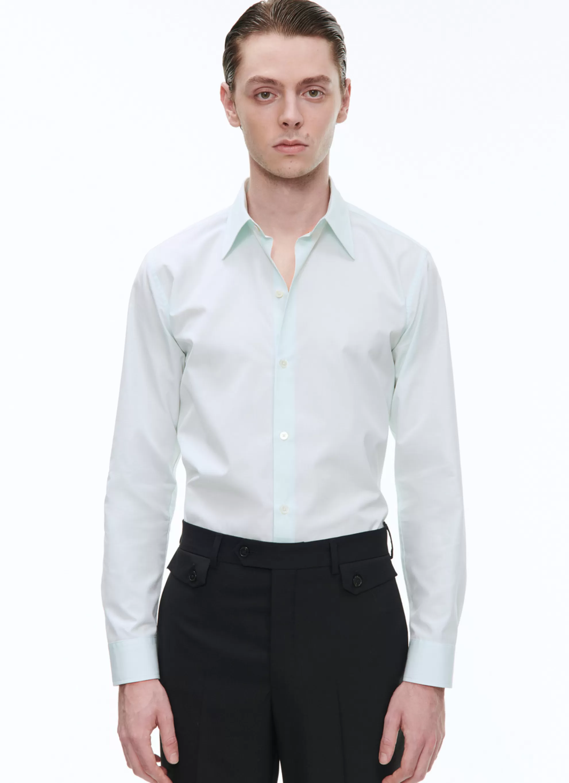 Discount Chemise En Popeline De Coton Homme Chemises