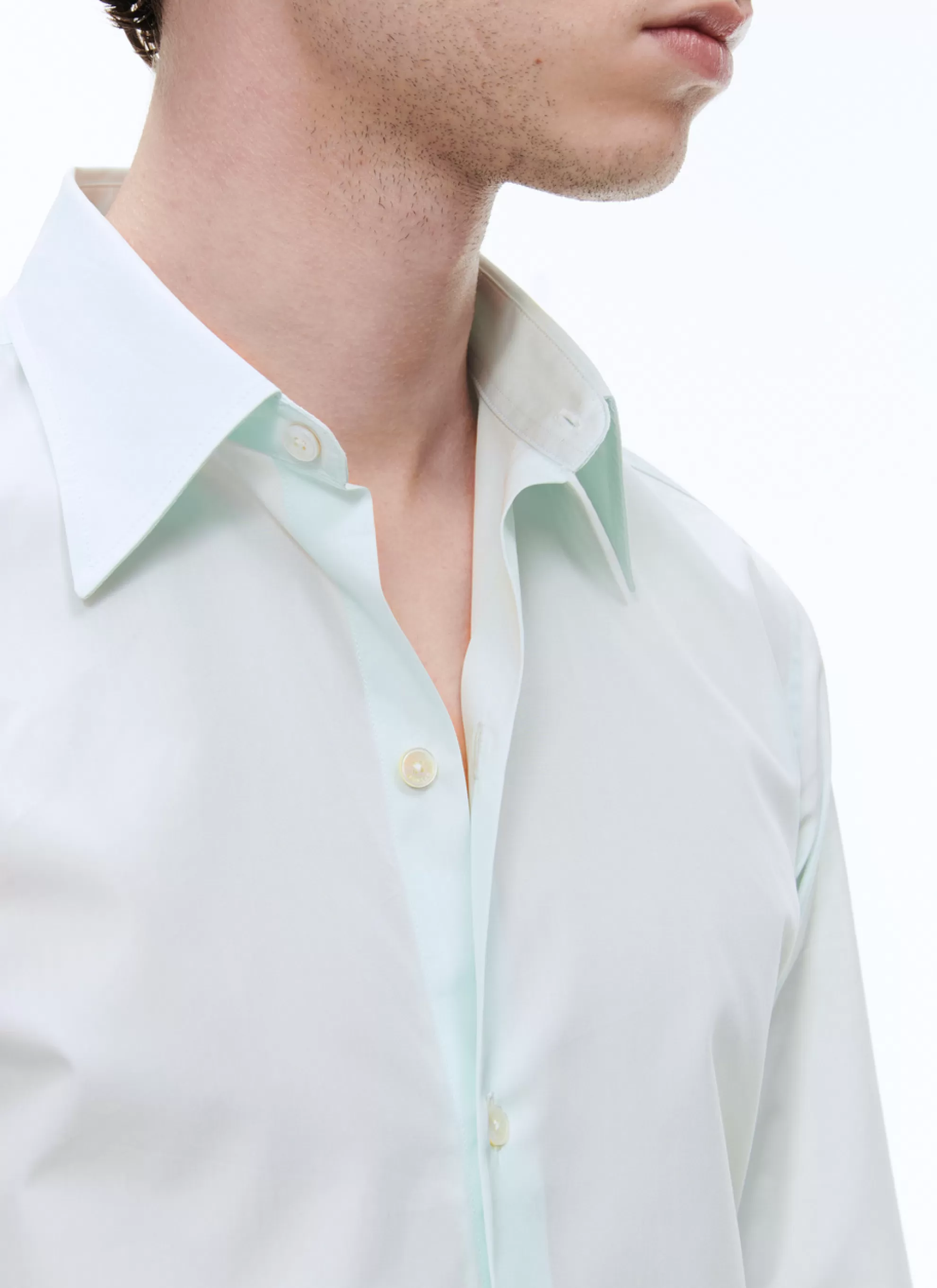 Discount Chemise En Popeline De Coton Homme Chemises