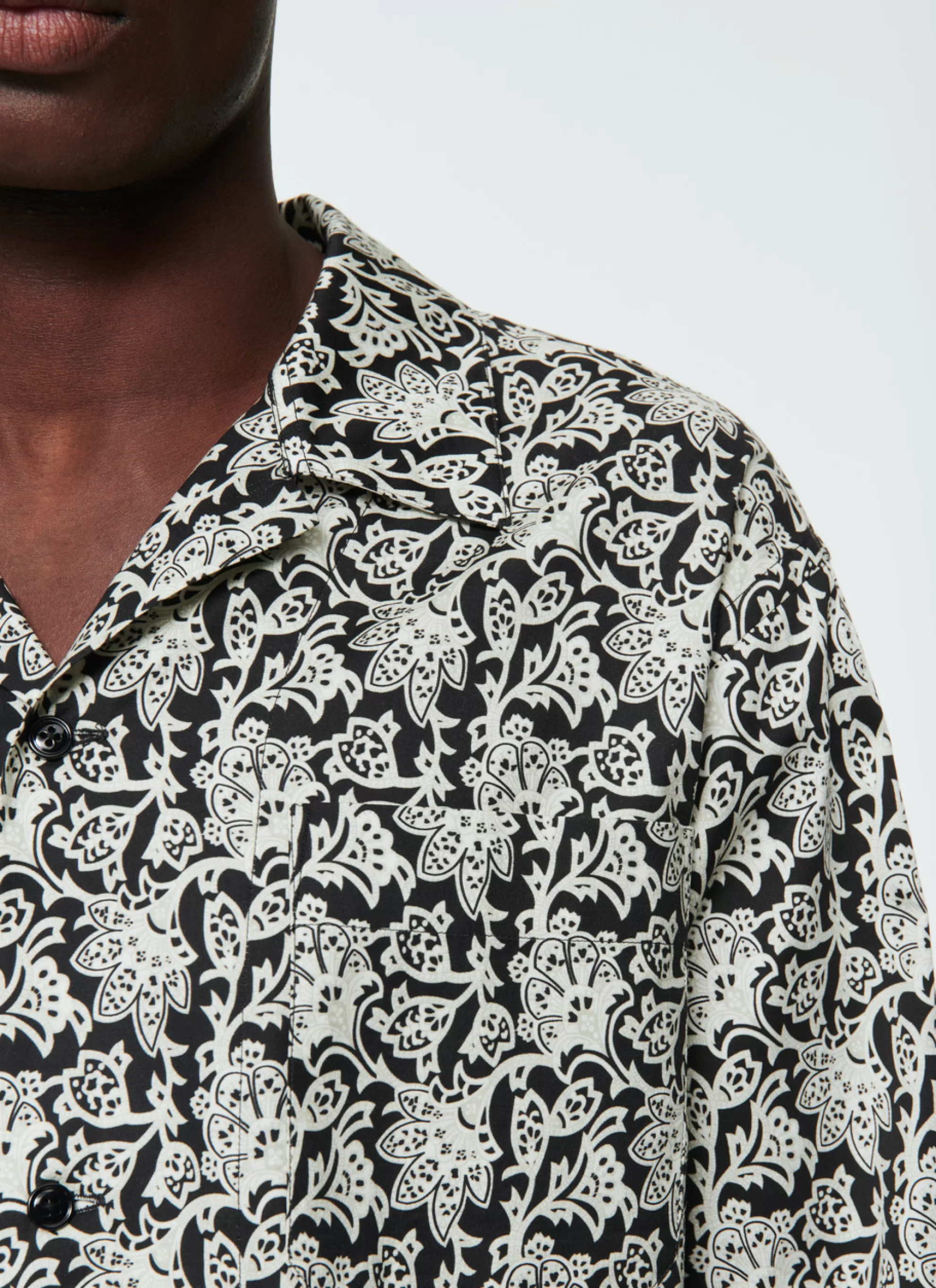Sale Chemise En Popeline De Coton A Imprime Homme Chemises
