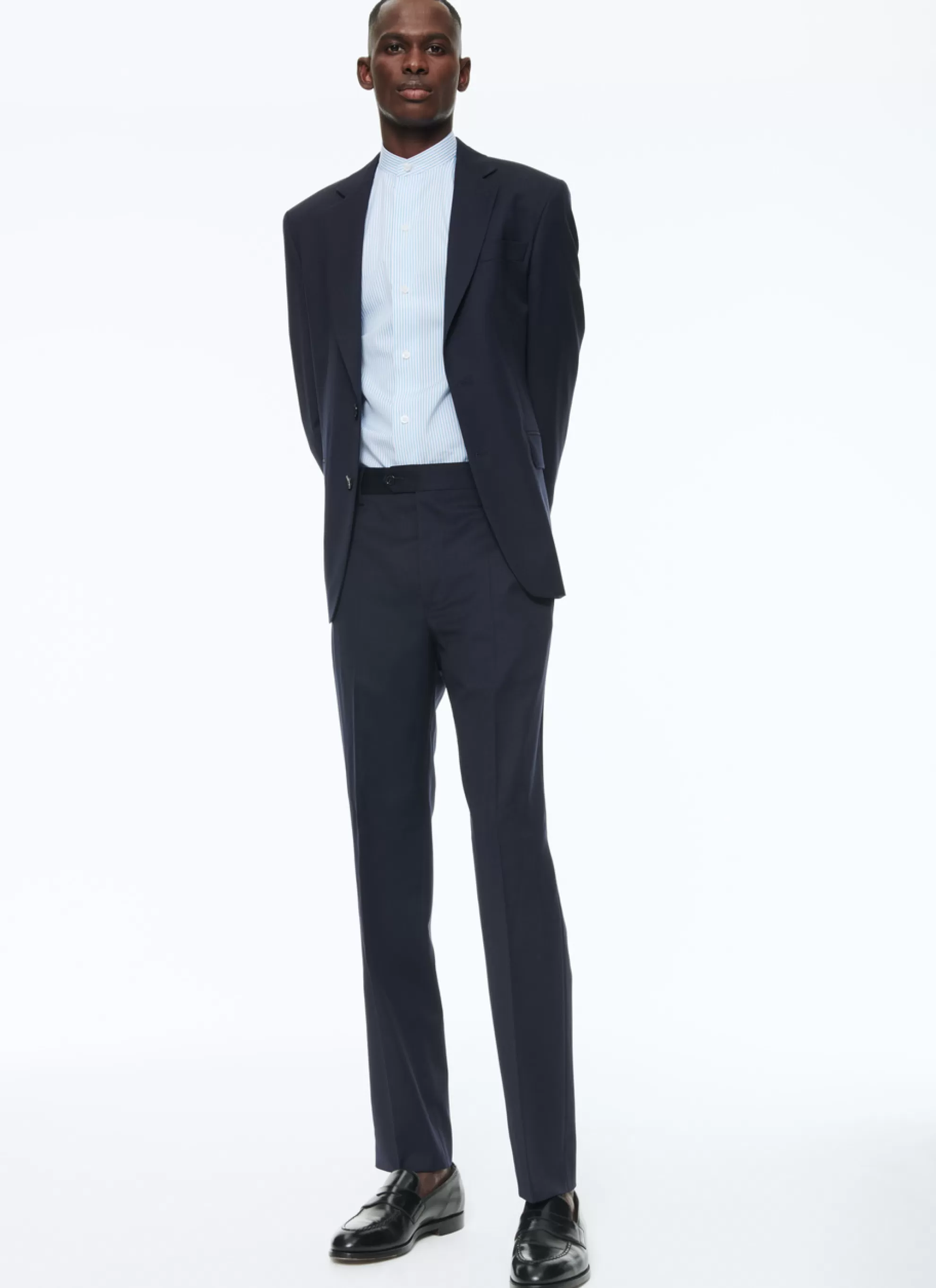 Best Sale Chemise En Popeline De Coton A Rayures Homme Chemises