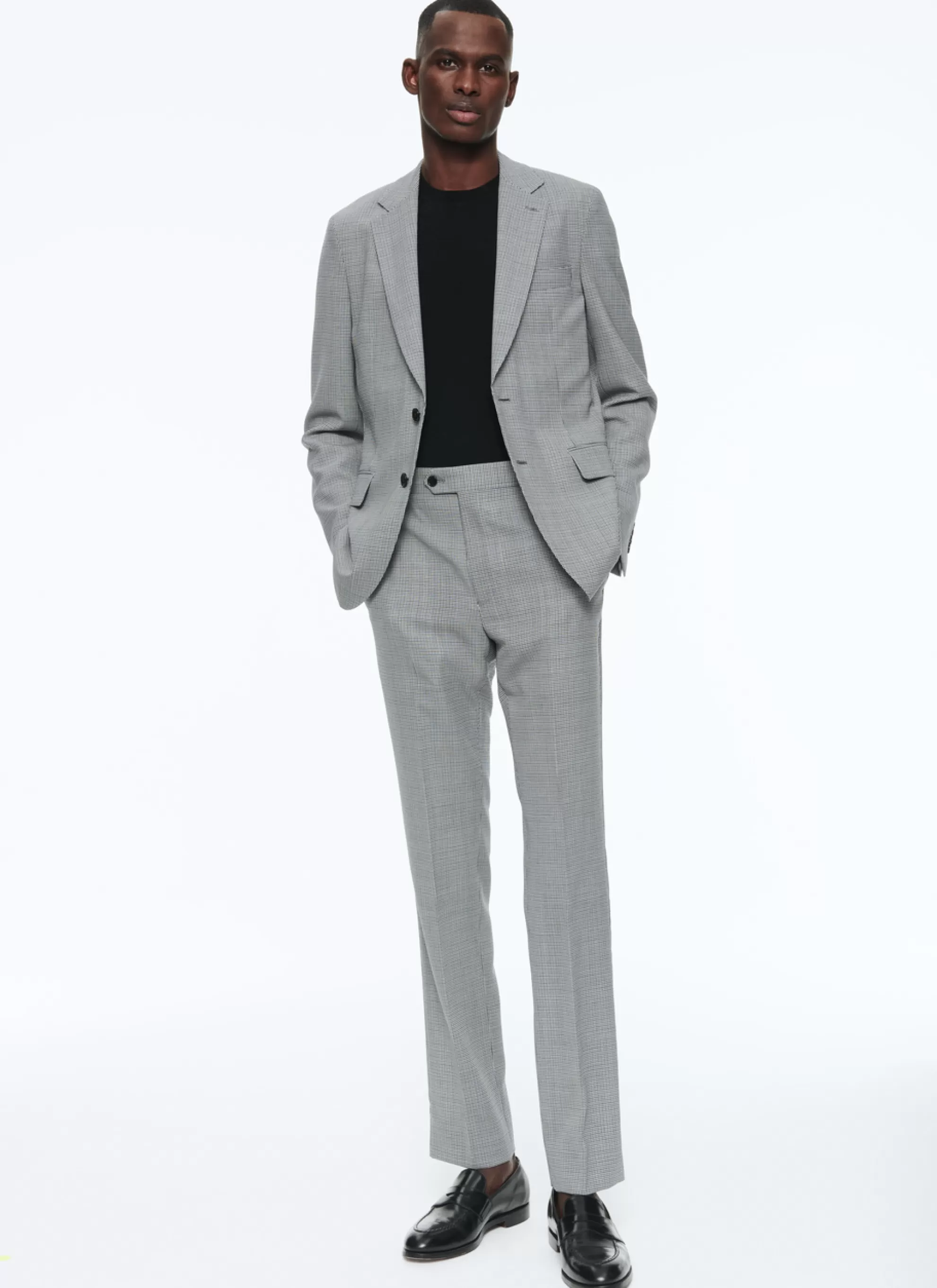 Online Costume En Natte De Laine Pied De Poule Homme Costumes