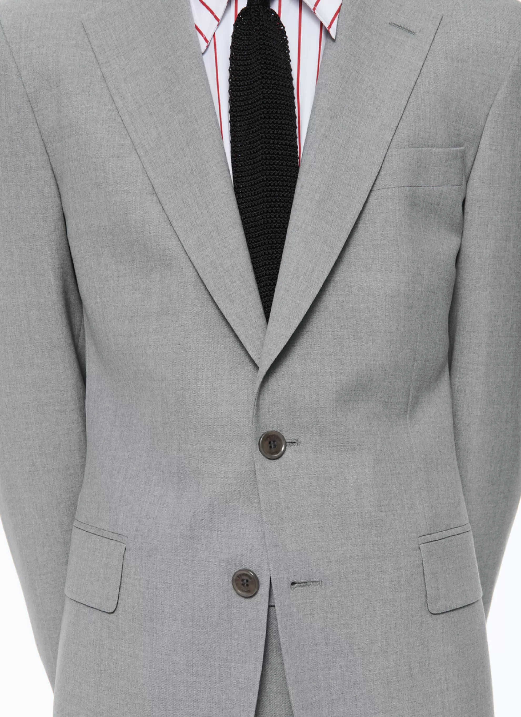 Hot Costume En Toile De Laine Fresco Gris Homme Costumes