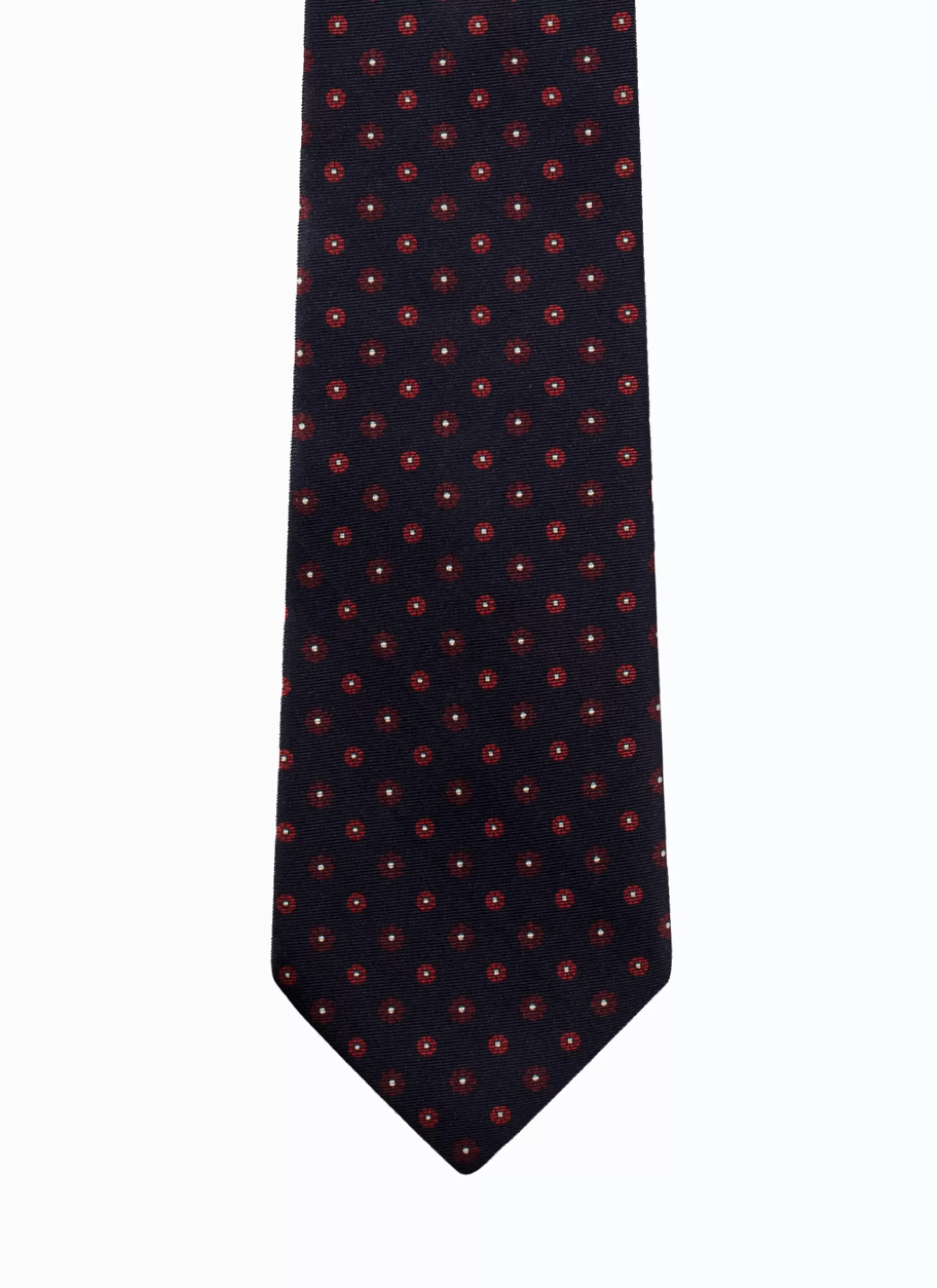 Store Cravate En Satin De Soie A Imprime Homme Cravates