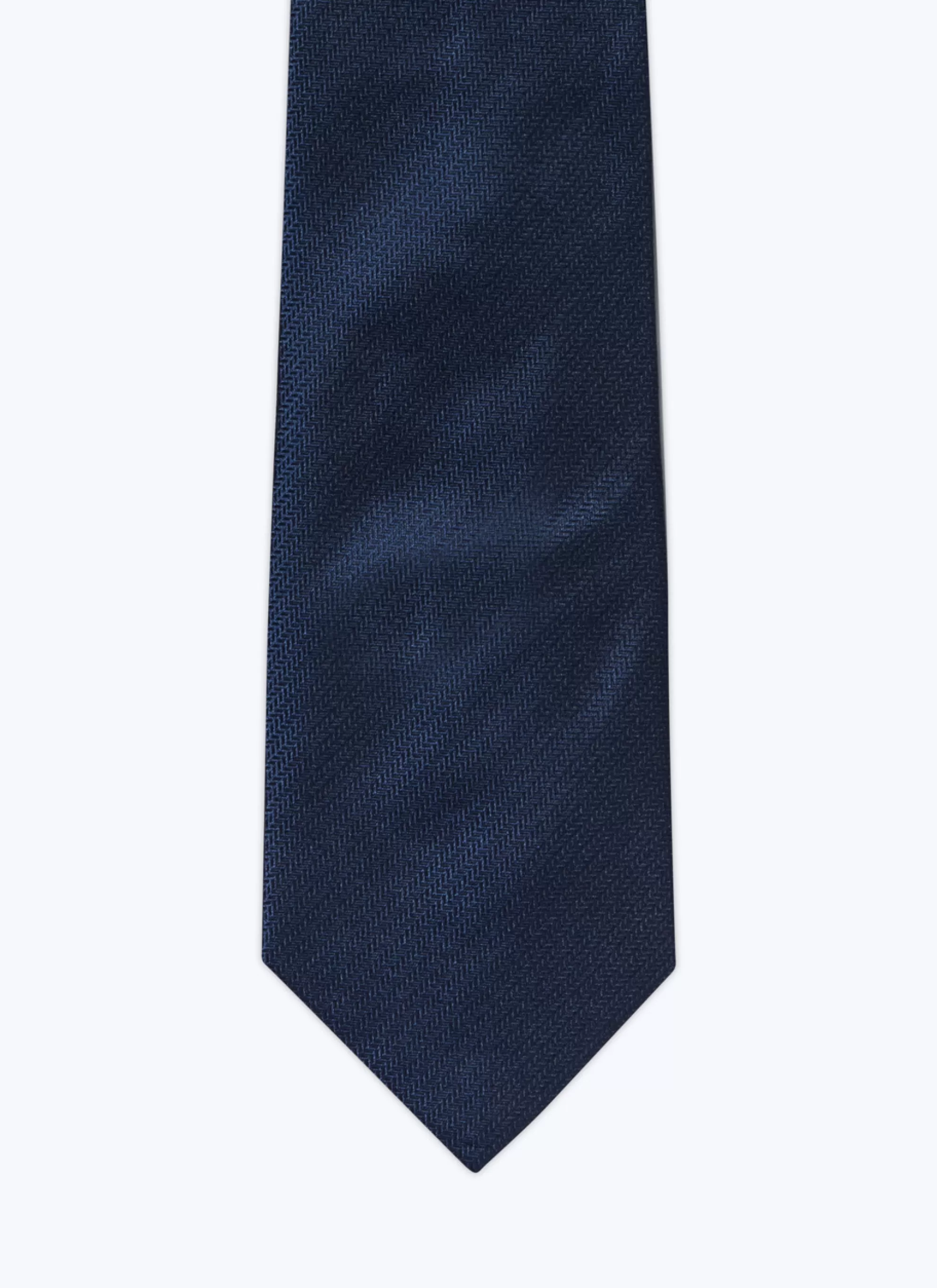 Cheap Cravate En Soie A Chevrons Homme Cravates