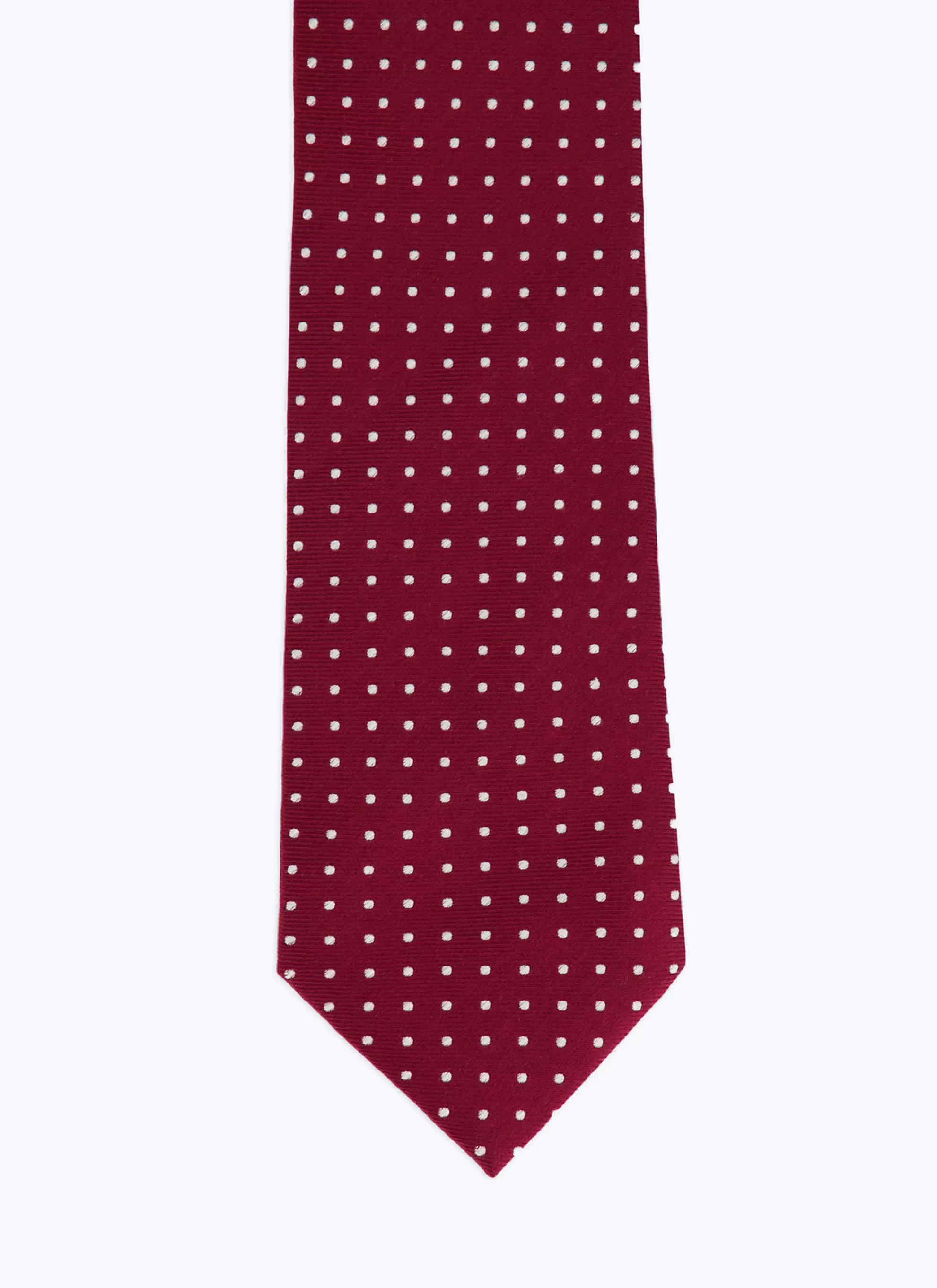 Outlet Cravate En Soie A Pois Homme Cravates