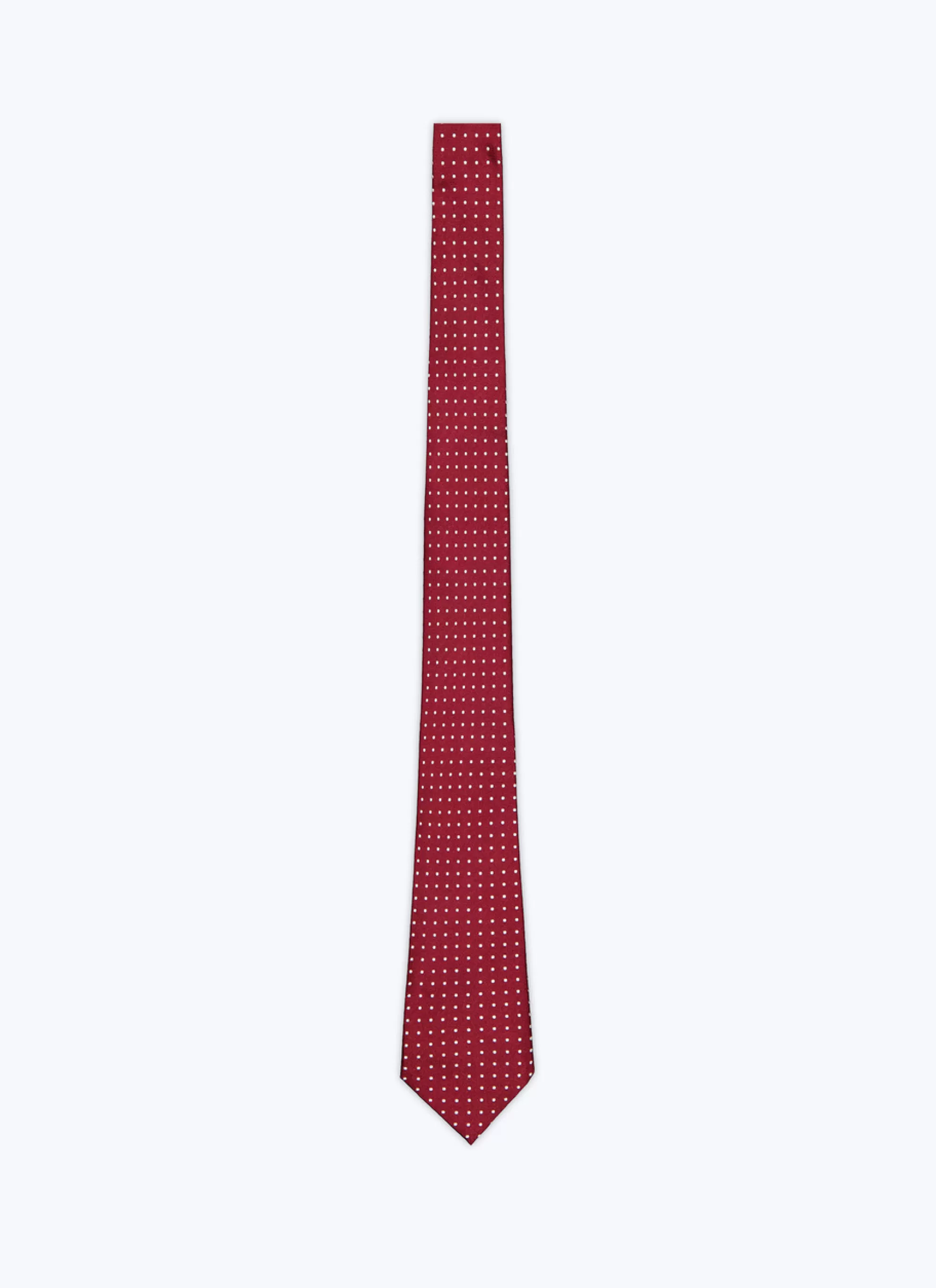 Outlet Cravate En Soie A Pois Homme Cravates