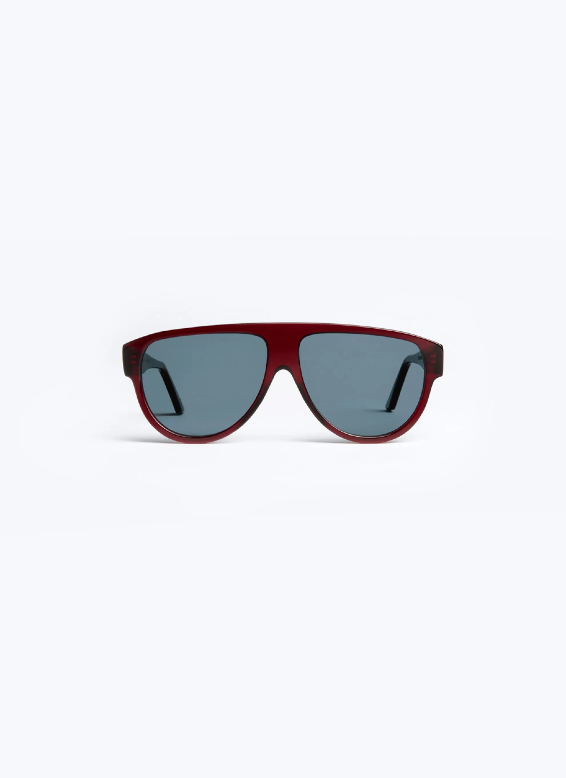 Outlet Lunettes De Soleil Pilote Bordeaux Homme Lunettes