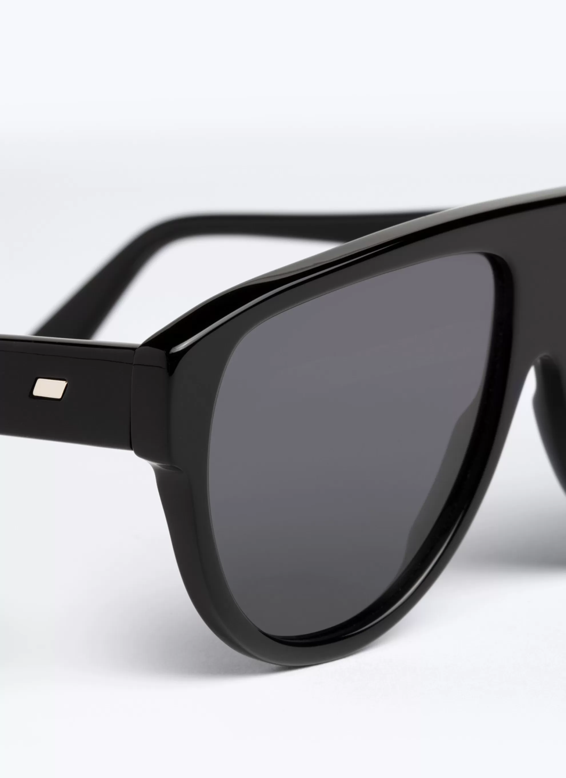 Hot Lunettes De Soleil Pilote Noires Homme Lunettes