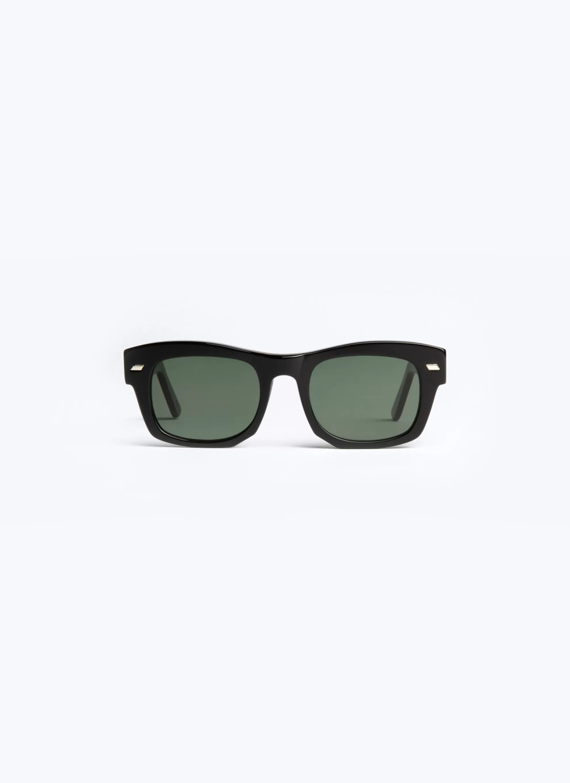 Cheap Lunettes De Soleil Rectangulaires Noires Homme Lunettes