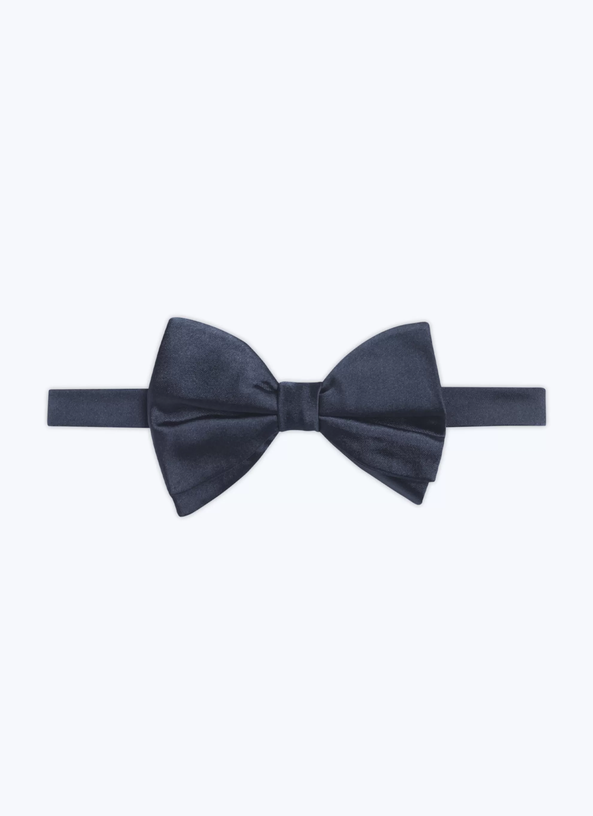 Best Sale Noeud Papillon En Satin Bleu Homme Cravates