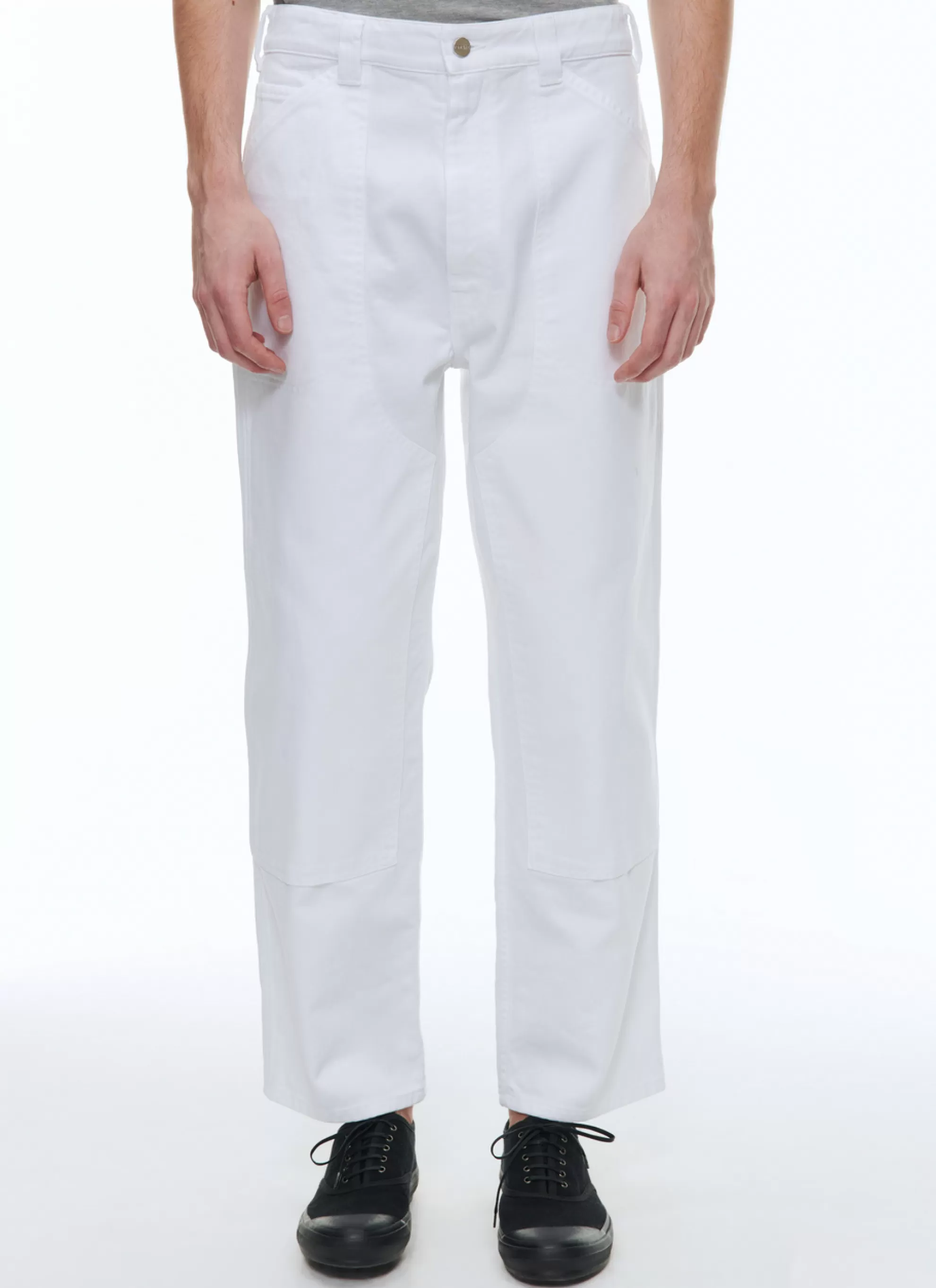 Sale Pantalon Cargo En Twill De Coton Homme Pantalons