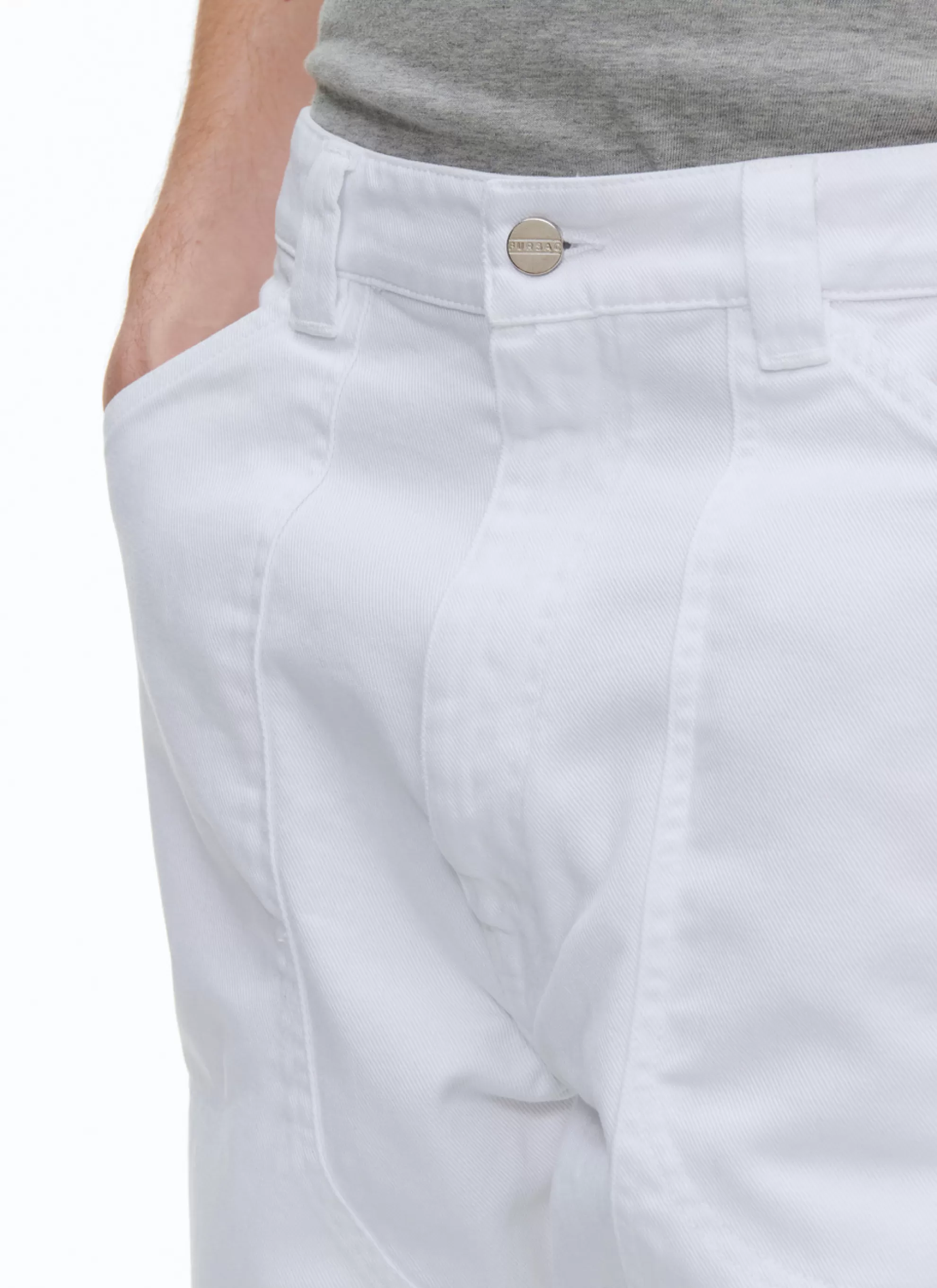 Sale Pantalon Cargo En Twill De Coton Homme Pantalons