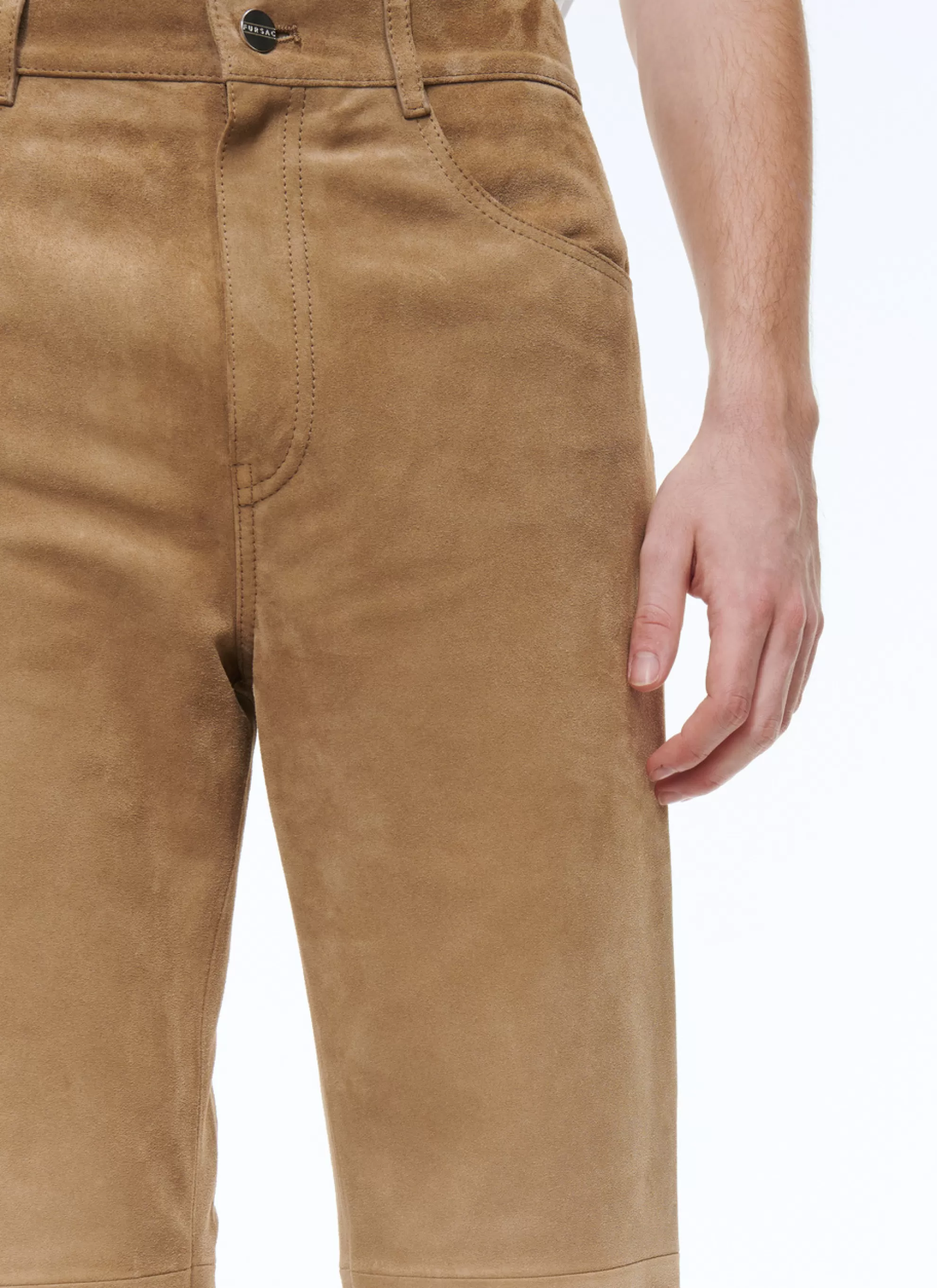 Best Pantalon En Cuir Suede Homme Pantalons