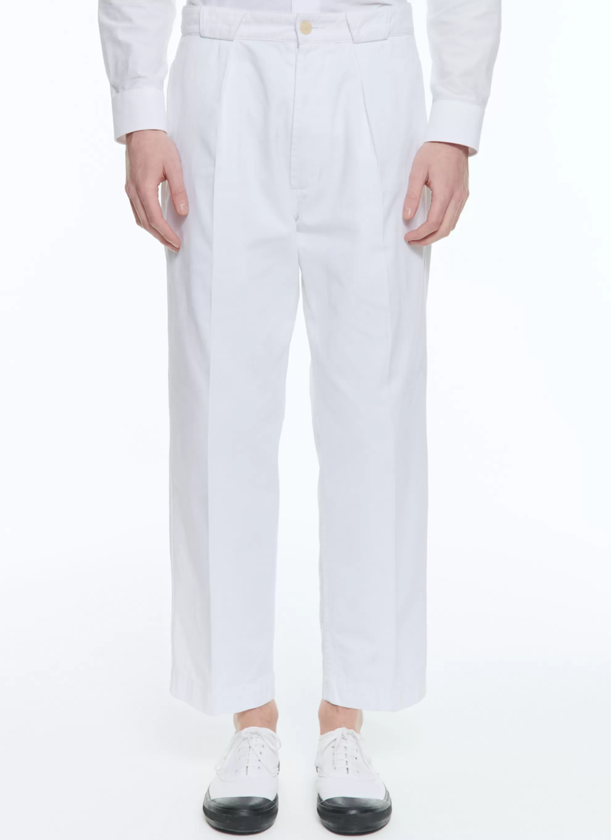 Clearance Pantalon En Gabardine De Coton Homme Pantalons