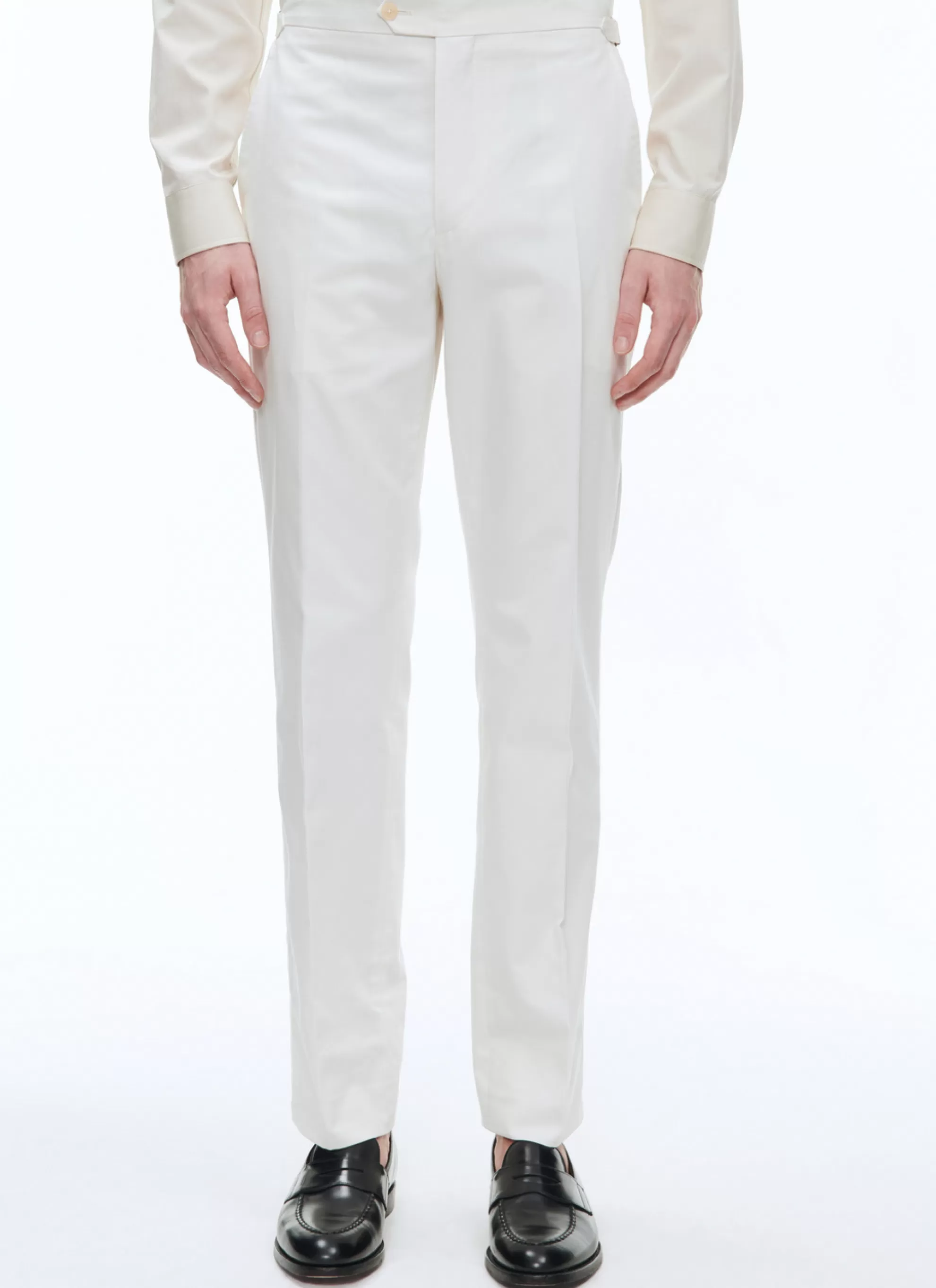 Shop Pantalon En Gabardine De Coton Homme Pantalons
