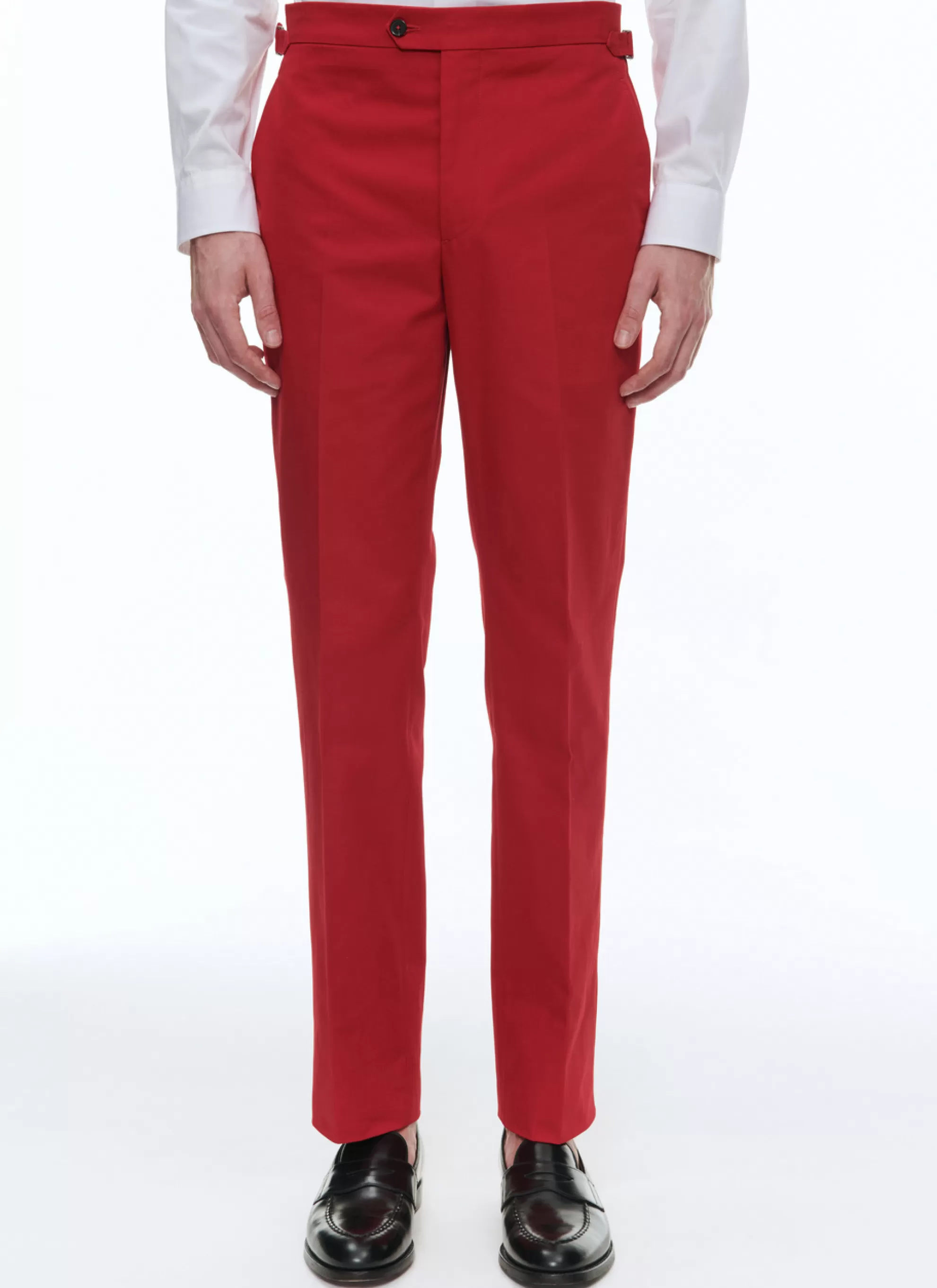 New Pantalon En Gabardine De Coton Homme Pantalons