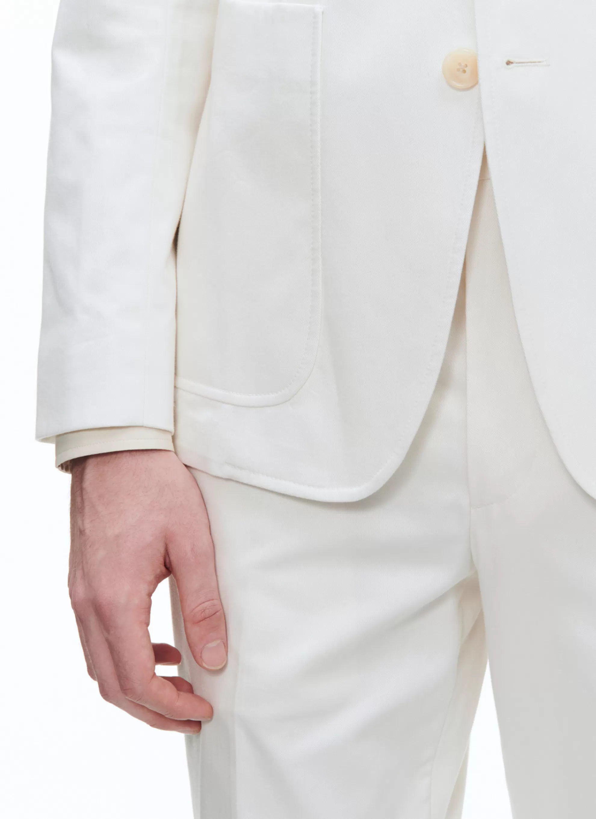 Shop Pantalon En Gabardine De Coton Homme Pantalons