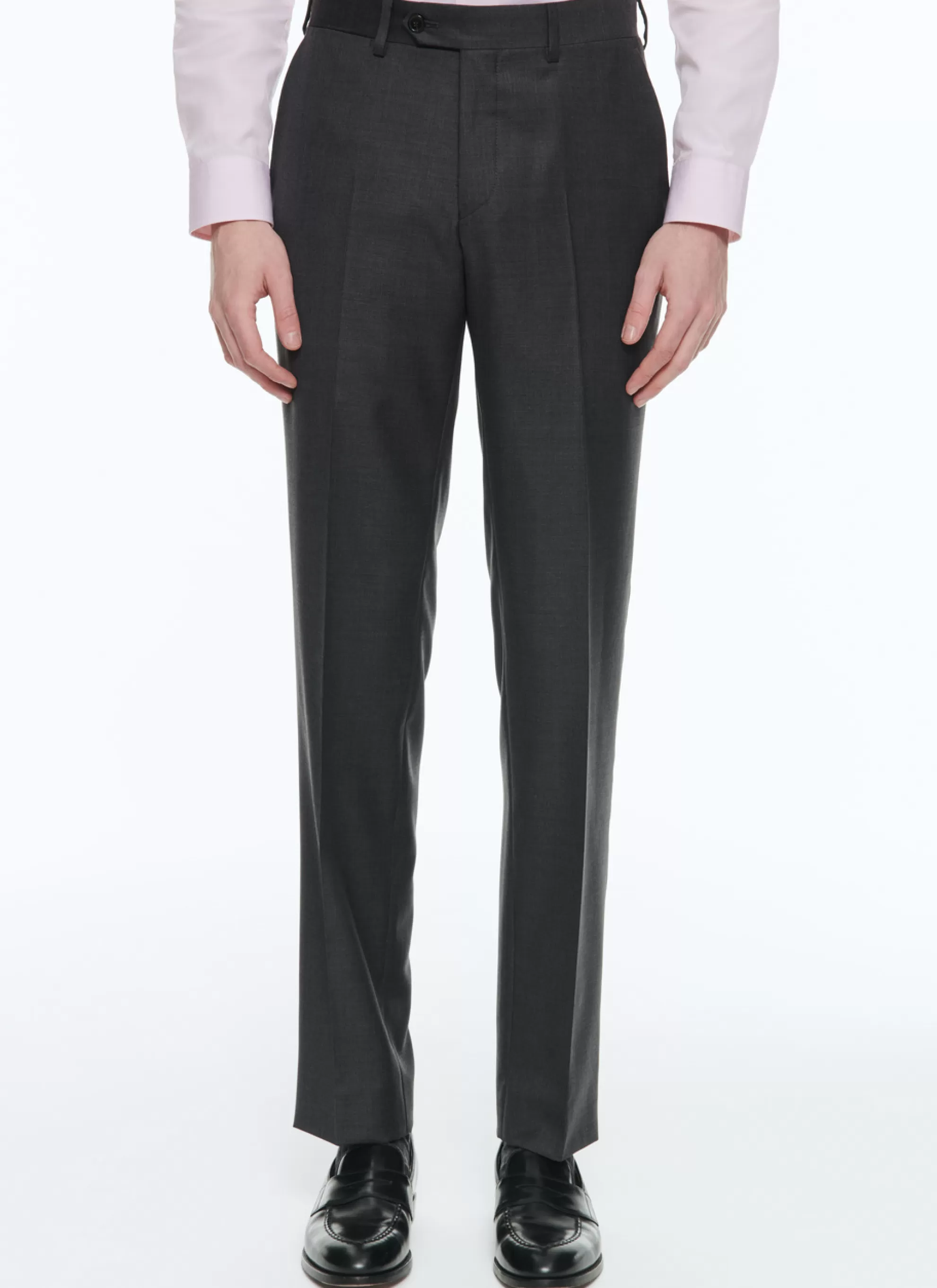 Online Pantalon En Laine Fil-A-Fil Homme Pantalons