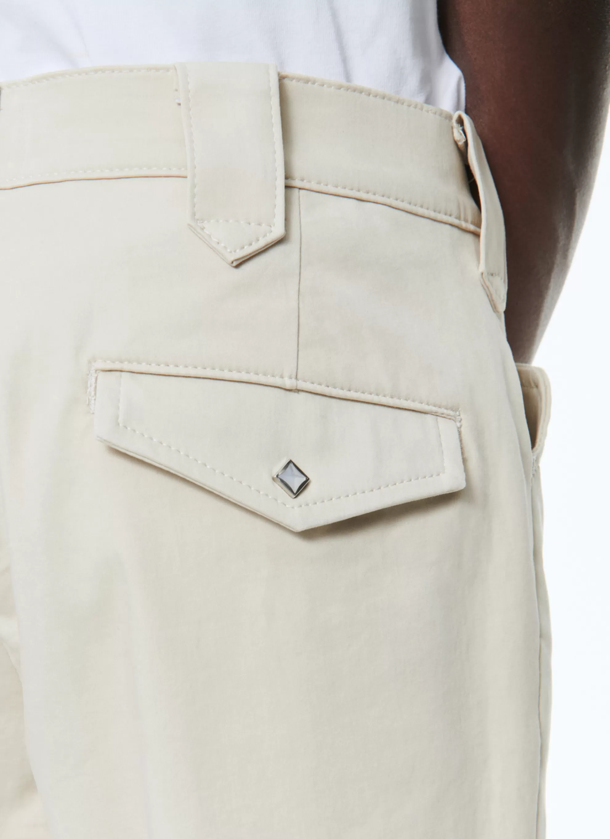 New Pantalon En Satin De Coton Homme Pantalons