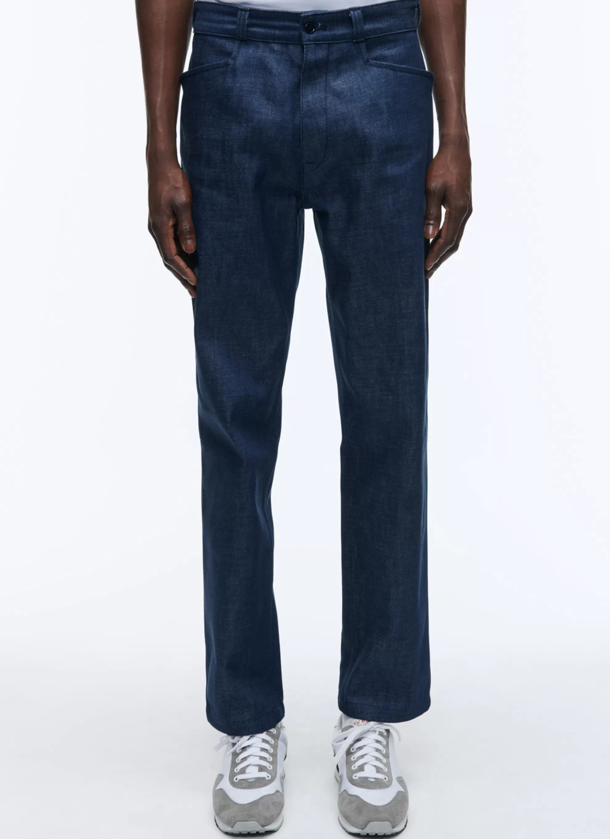 Clearance Pantalon En Toile De Coton Denim Homme Pantalons