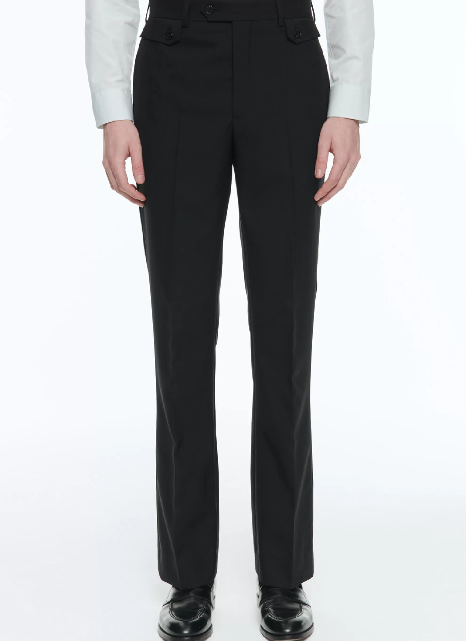 Shop Pantalon En Toile De Laine Biologique Homme Pantalons