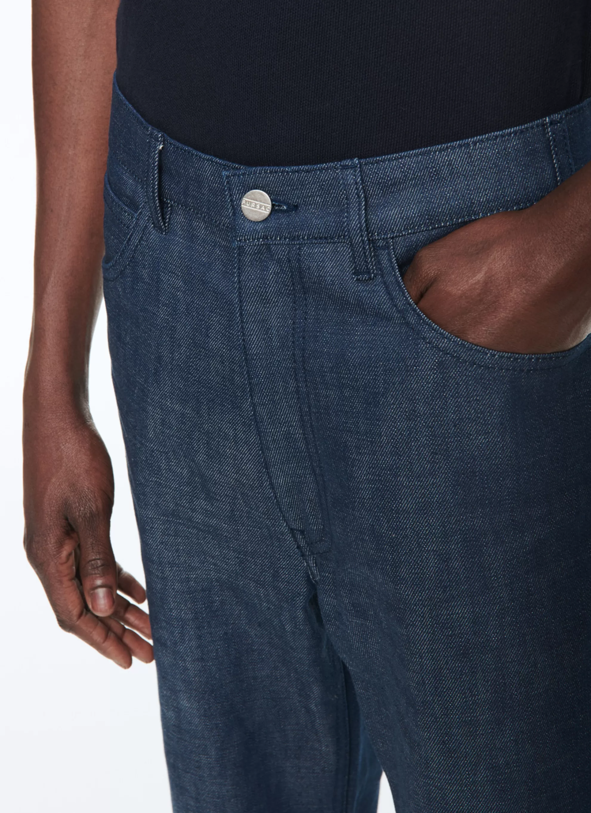 Shop Pantalon Flare En Toile De Coton Denim Homme Pantalons