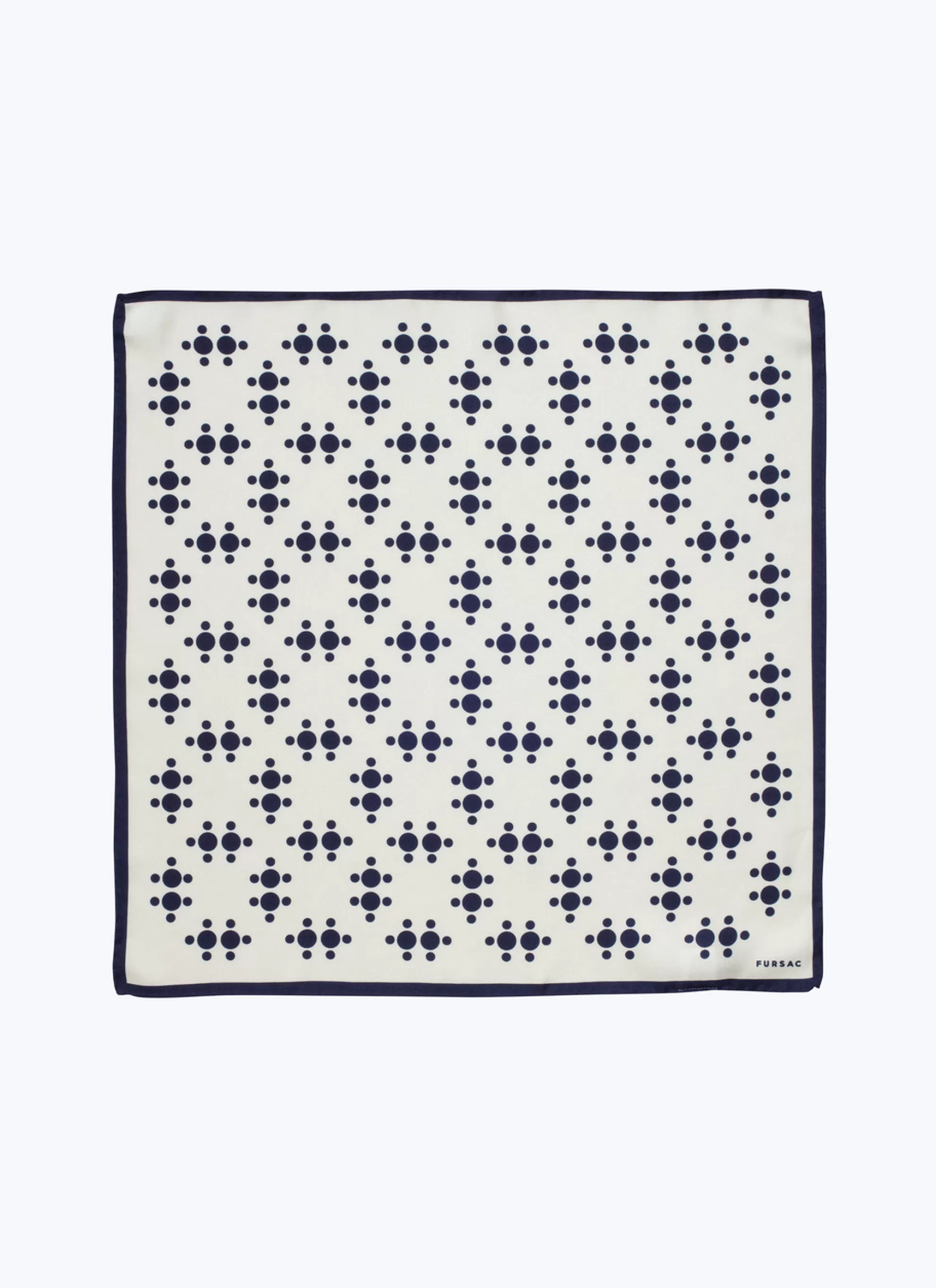 Discount Pochette En Twill De Soie A Pois Homme Autres