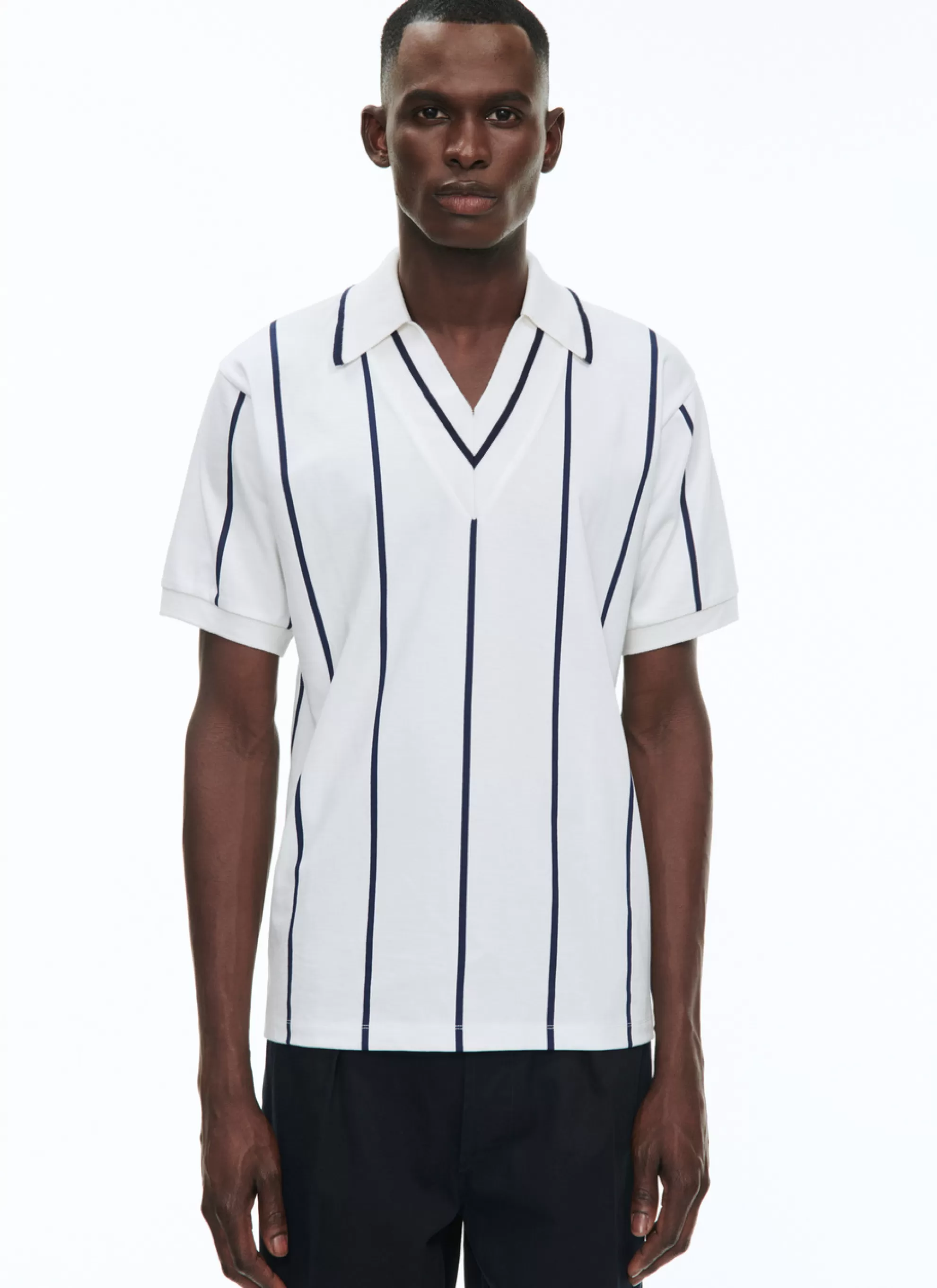 Best Polo En Jersey De Coton Biologique A Rayures Homme Polos & T-Shirts