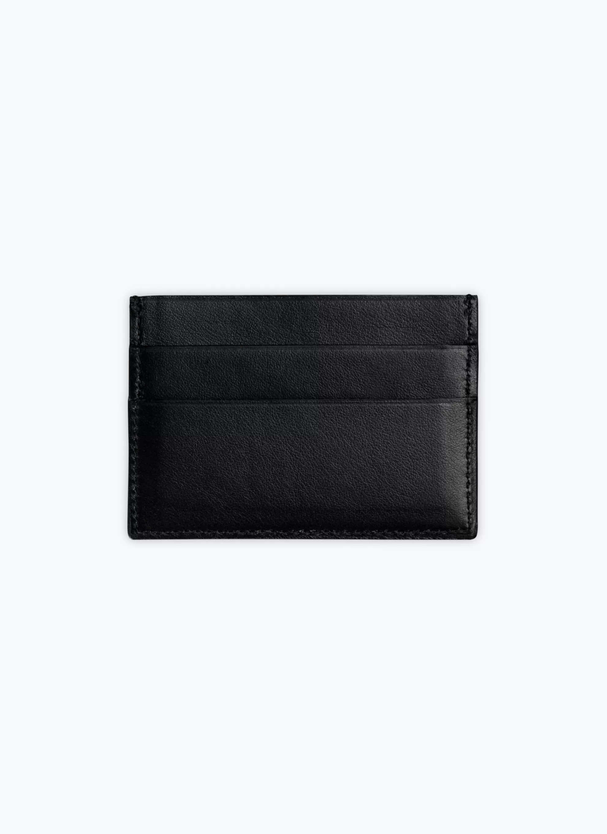 Outlet Porte-Cartes En Cuir Lisse Homme Maroquinerie