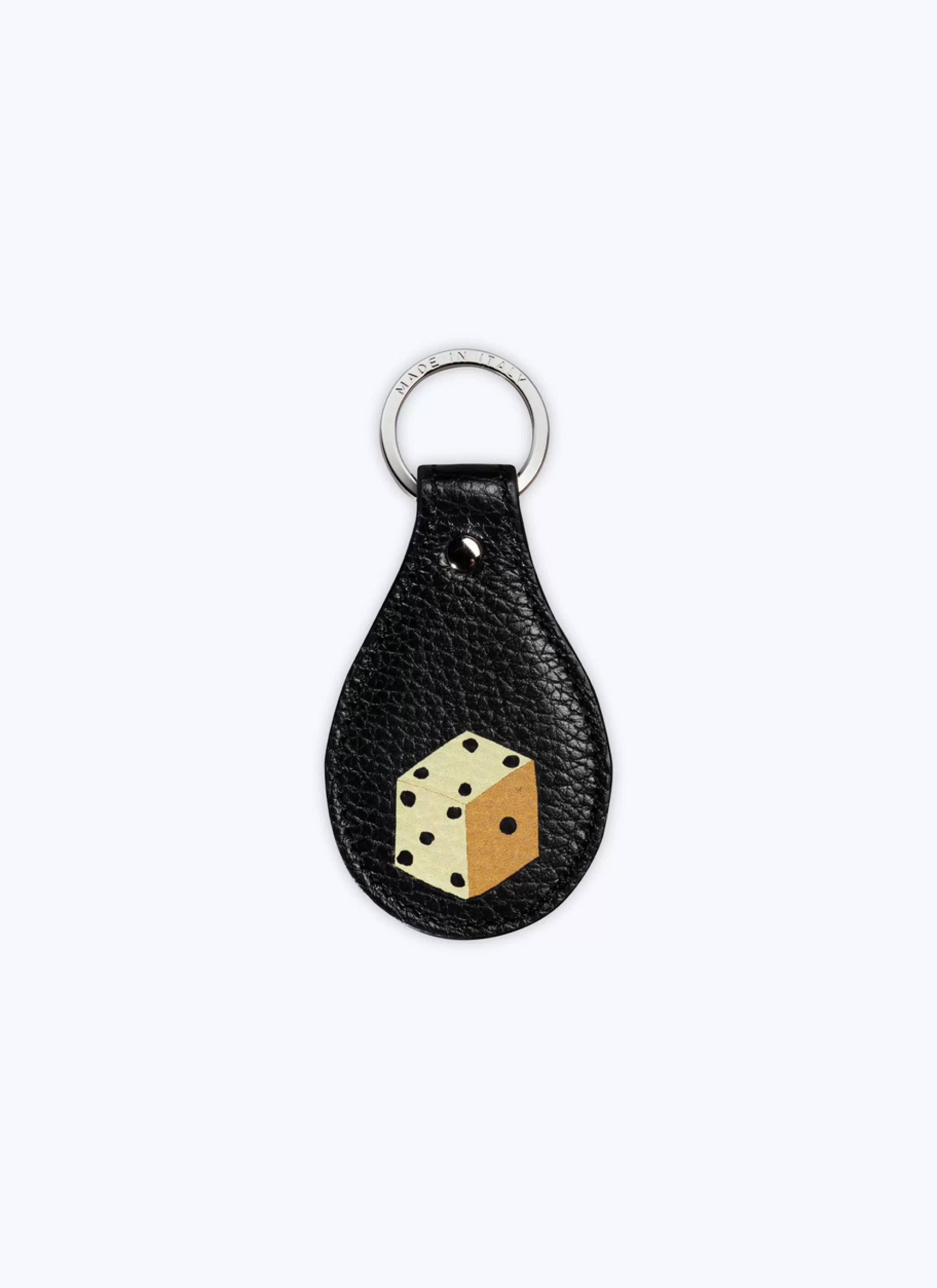 Clearance Porte-Cles En Cuir Avec Motif De Homme Maroquinerie