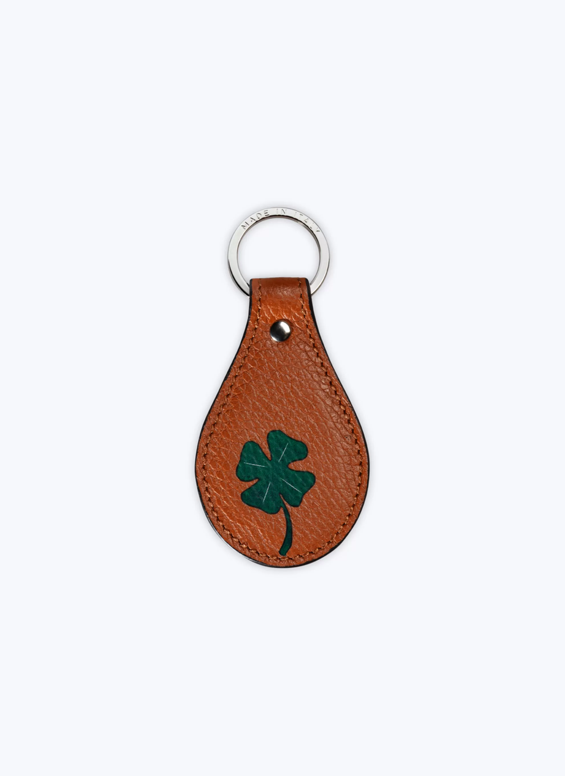 Best Sale Porte-Cles En Cuir Avec Motif Trefle Homme Porte-Cles