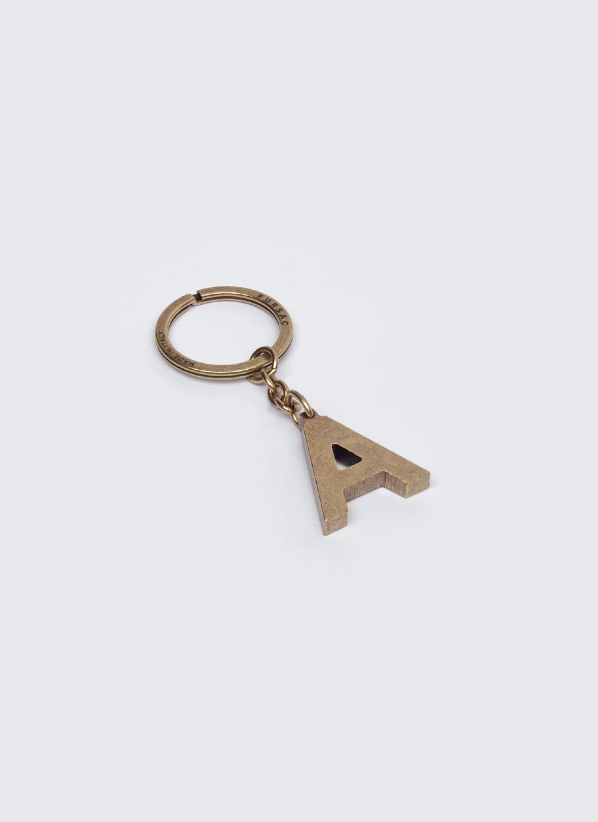 Store Porte-Cles Lettre "A" En Laiton Homme Porte-Cles