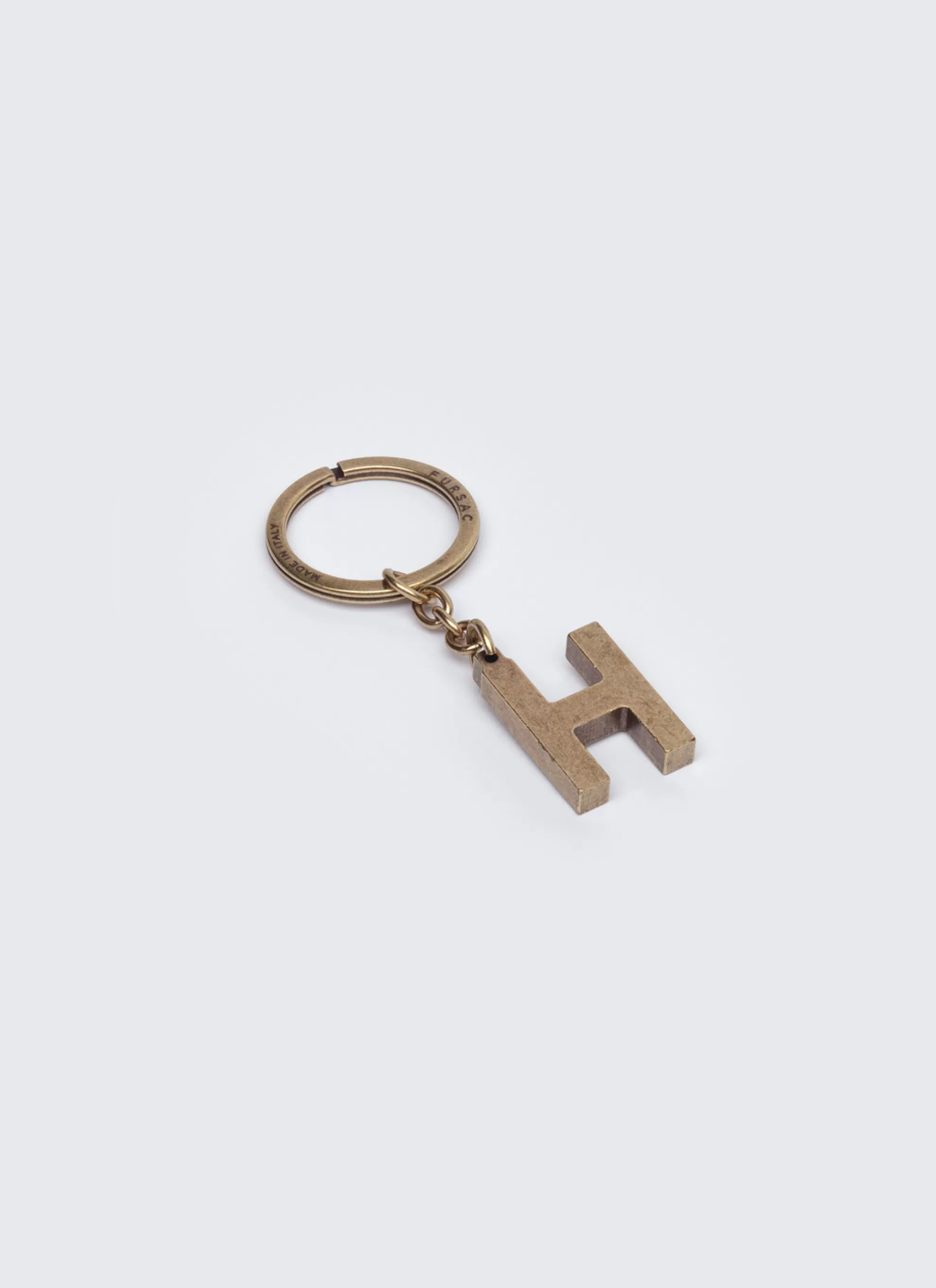 Hot Porte-Cles Lettre "H" En Laiton Homme Porte-Cles