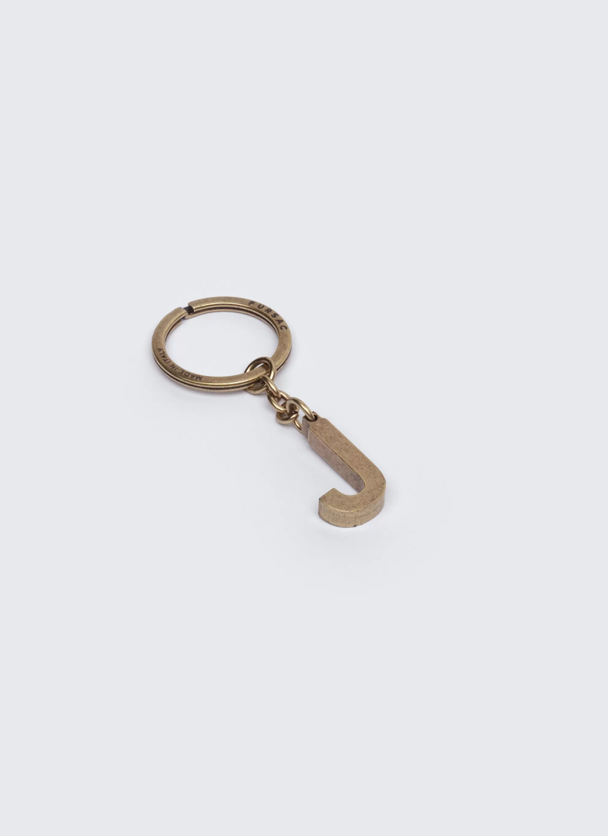 Discount Porte-Cles Lettre "J" En Laiton Homme Porte-Cles