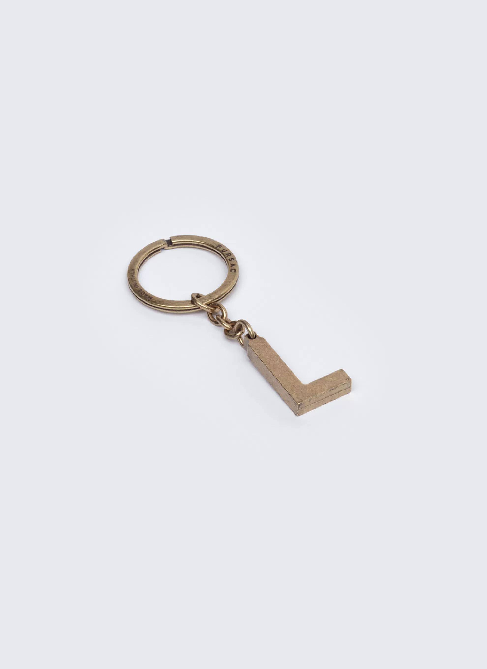 Flash Sale Porte-Cles Lettre "L" En Laiton Homme Porte-Cles