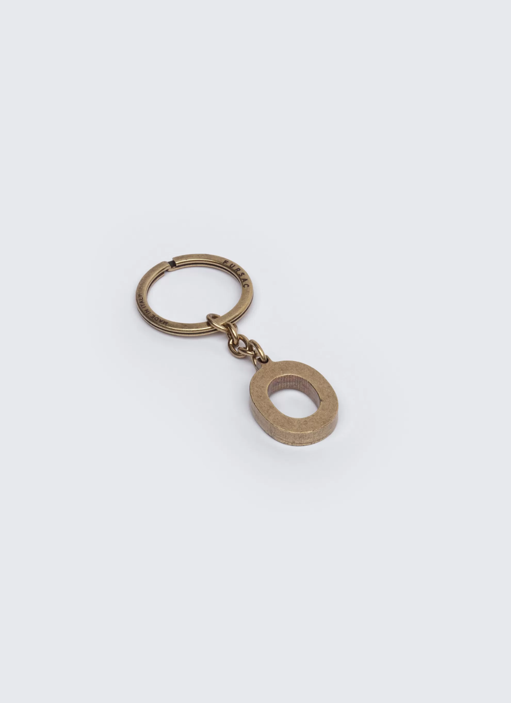 Outlet Porte-Cles Lettre "O" En Laiton Homme Porte-Cles