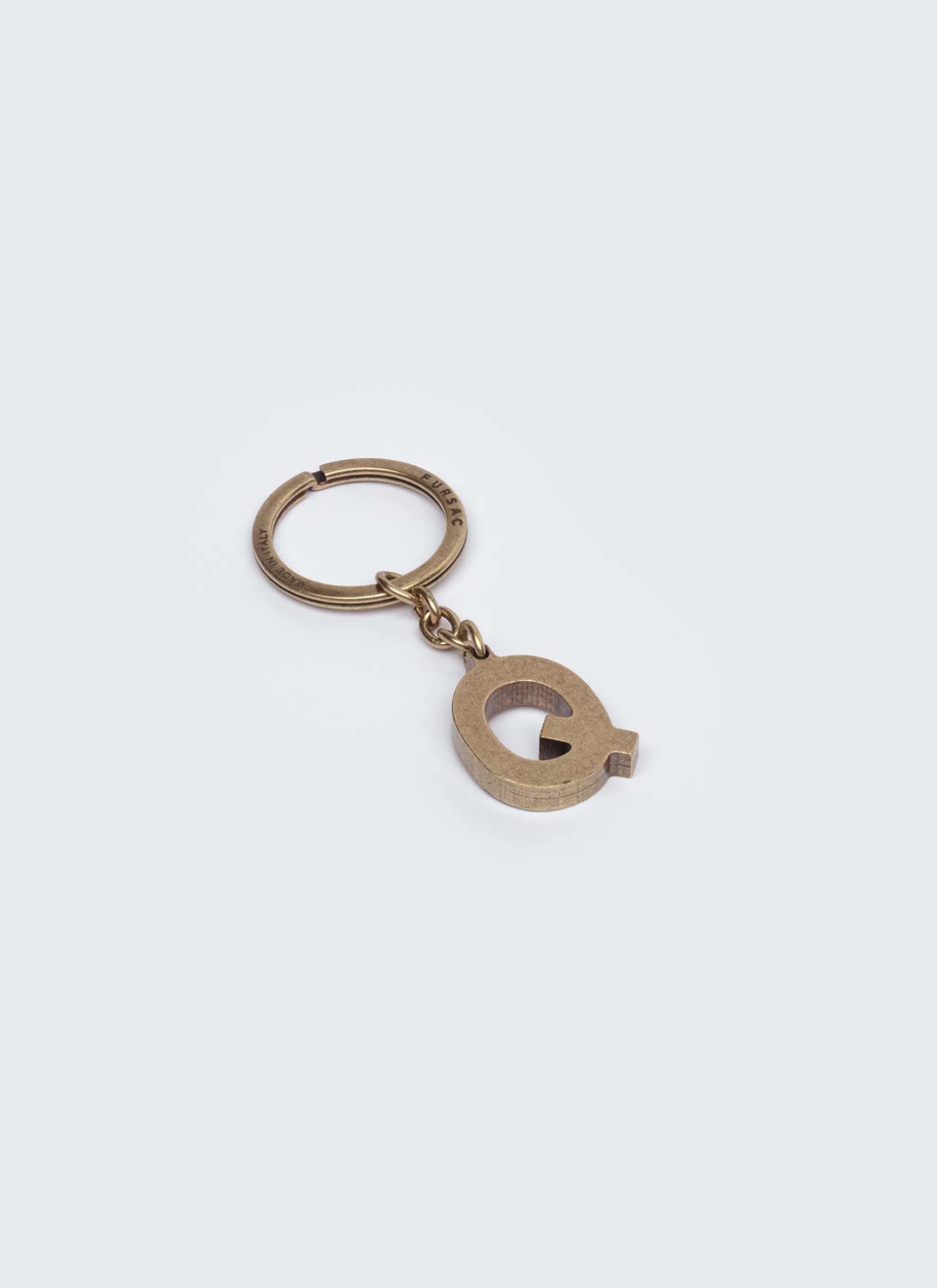 New Porte-Cles Lettre "Q" En Laiton Homme Porte-Cles